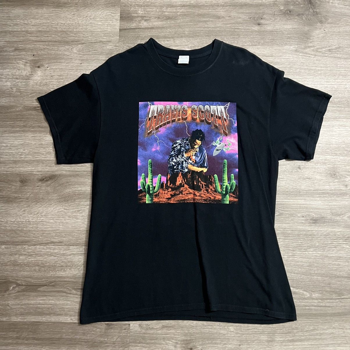 Travis Scott Travis Scott Rodeo Tour Tee Size US L / EU 52-54 / 3 - 2 Thumbnail