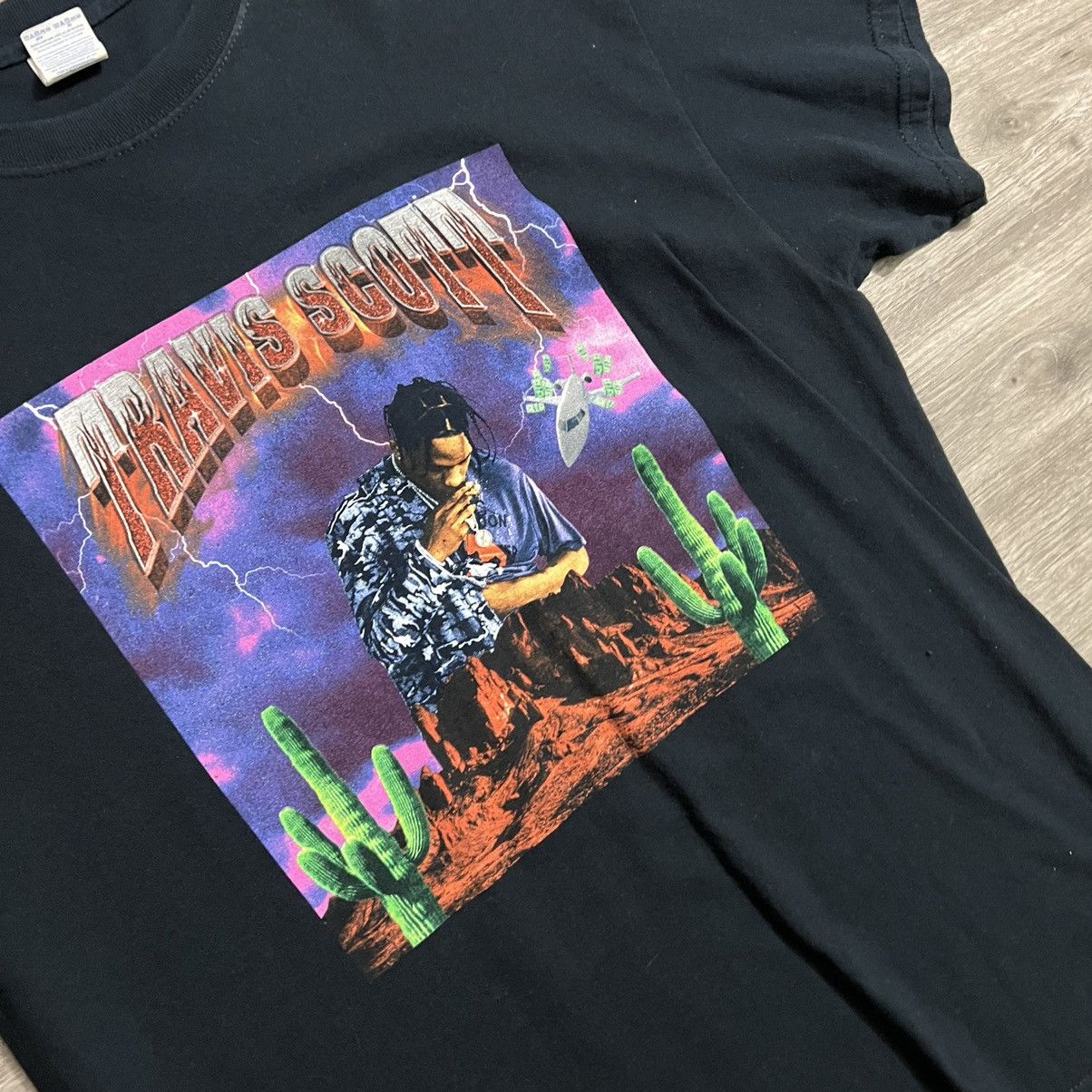 Travis Scott Travis Scott Rodeo Tour Tee Size US L / EU 52-54 / 3 - 8 Thumbnail