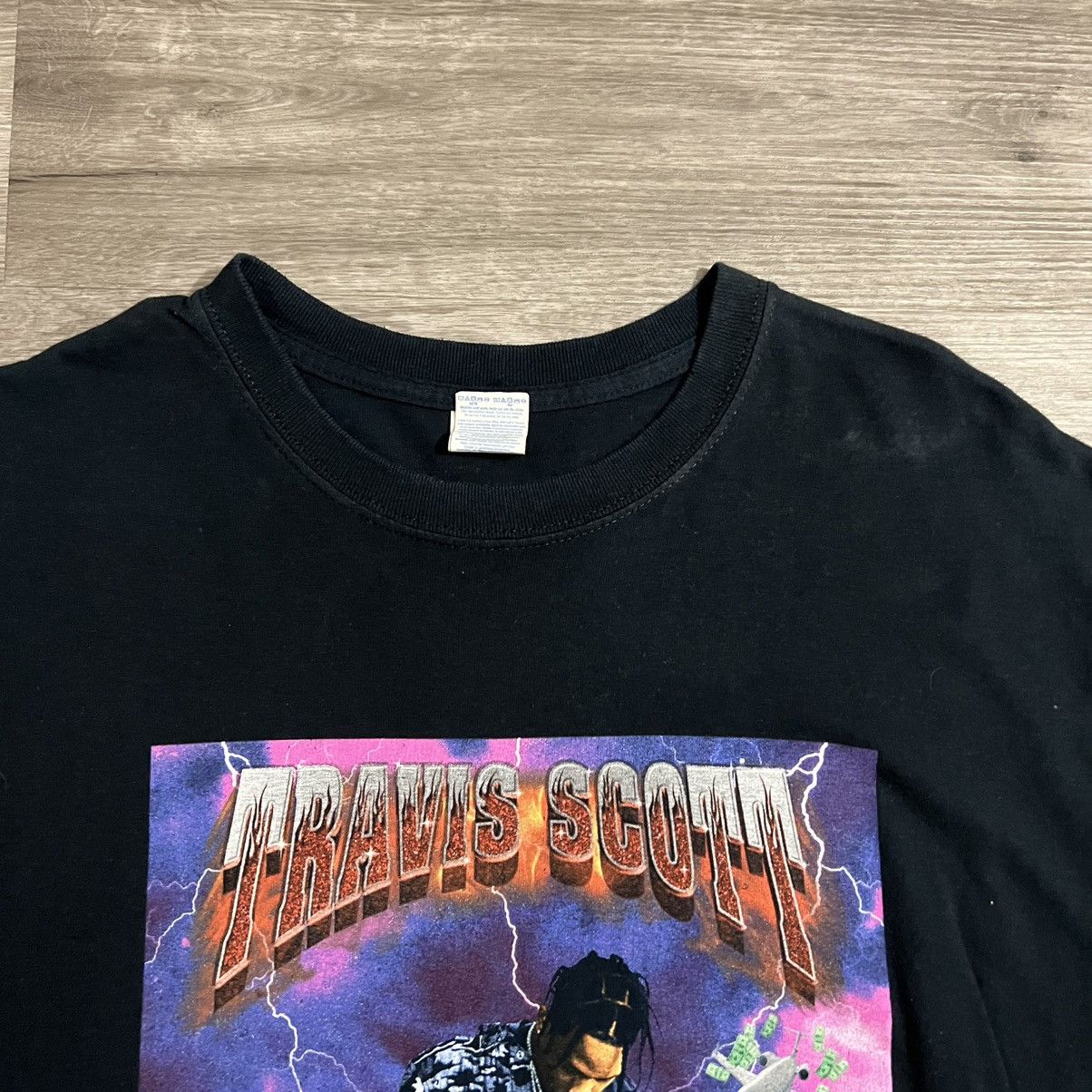 Travis Scott Travis Scott Rodeo Tour Tee Size US L / EU 52-54 / 3 - 4 Thumbnail