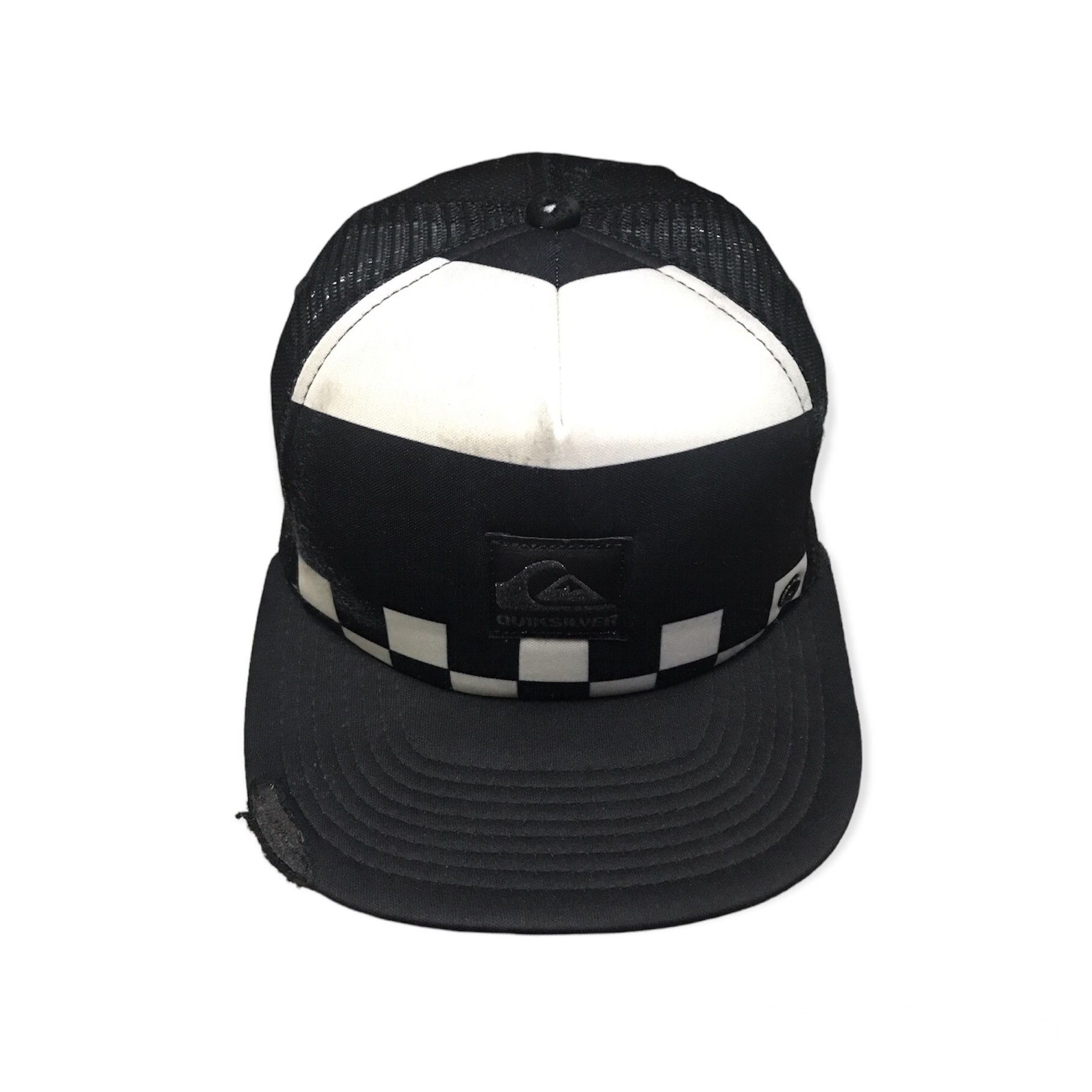 Vintage Quiksilver Trucker Hat Distressed