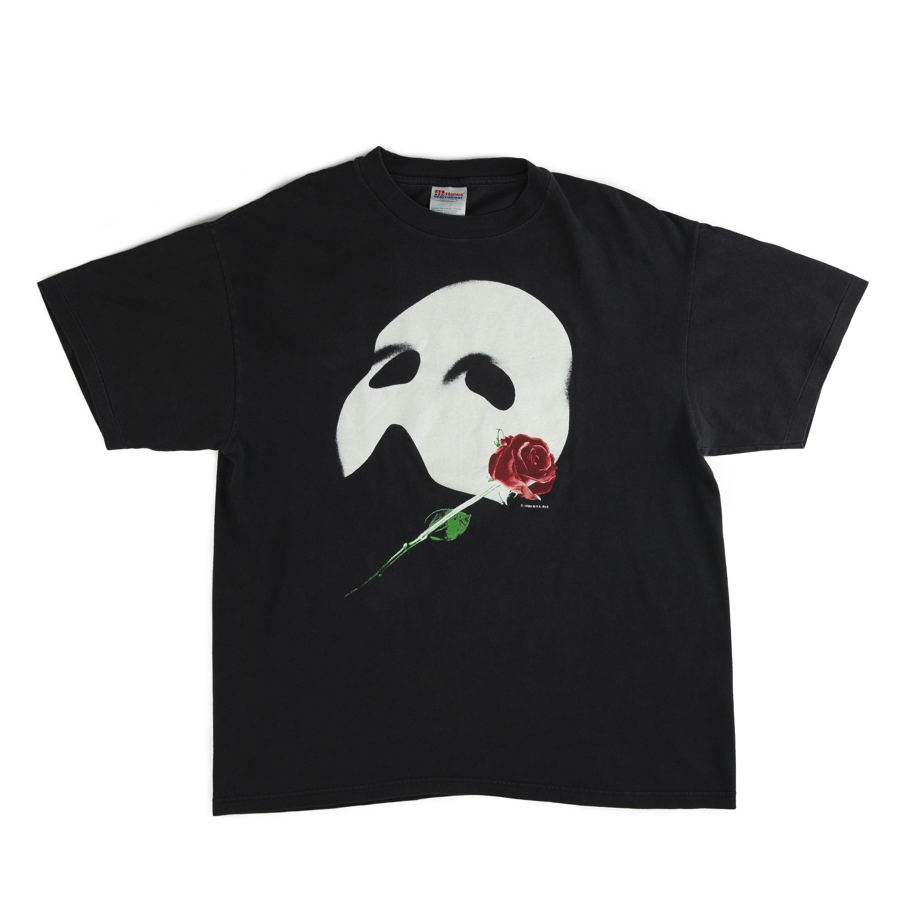 Hanes Vintage 1990's Phantom Of The Opera Tee Shirt Size US L / EU 52-54 / 3 - 1 Thumbnail