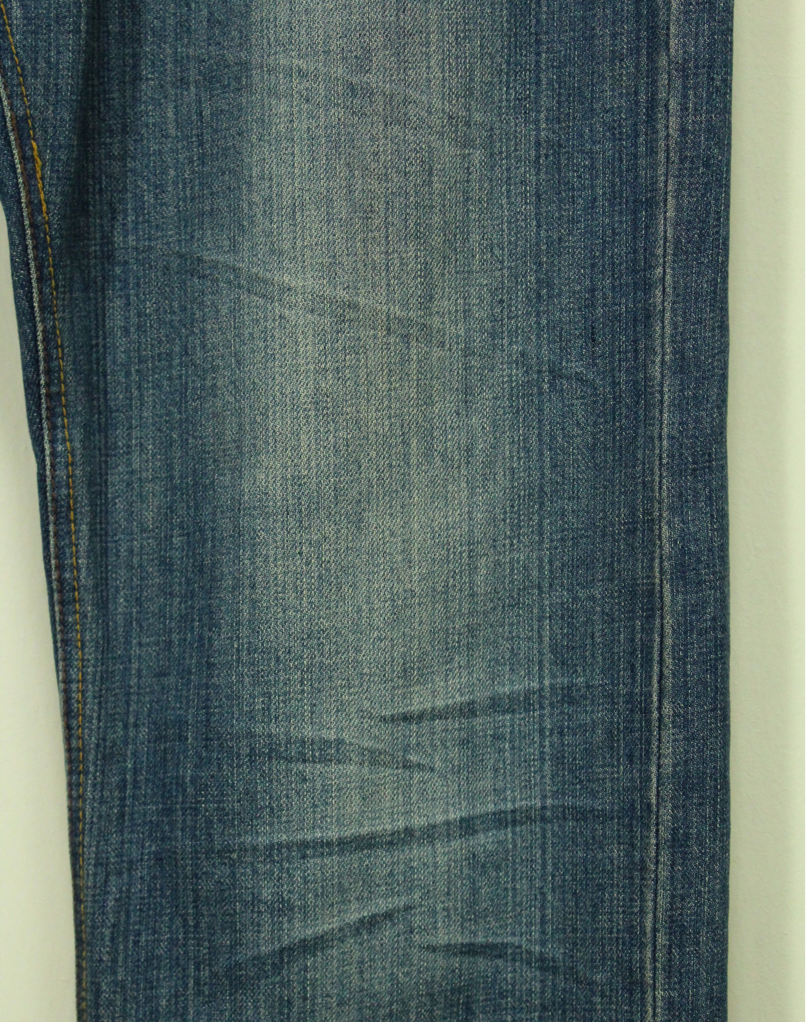 Ed Hardy × Gotcha × JNCO GOTCHA Pants Denim Embroidered Big Logo Surf Style Size US 35 - 9 Thumbnail