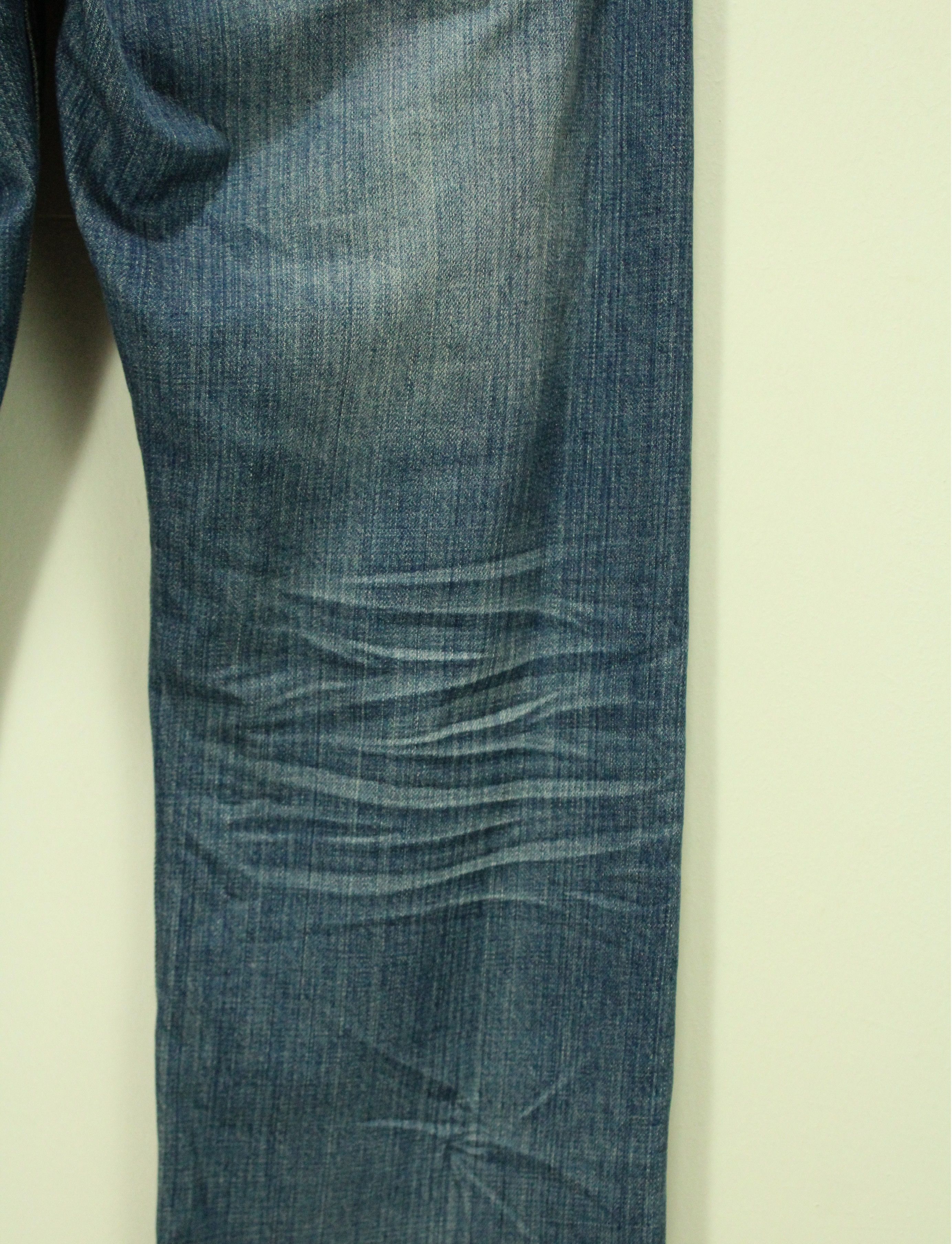 Ed Hardy × Gotcha × JNCO GOTCHA Pants Denim Embroidered Big Logo Surf Style Size US 35 - 3 Thumbnail