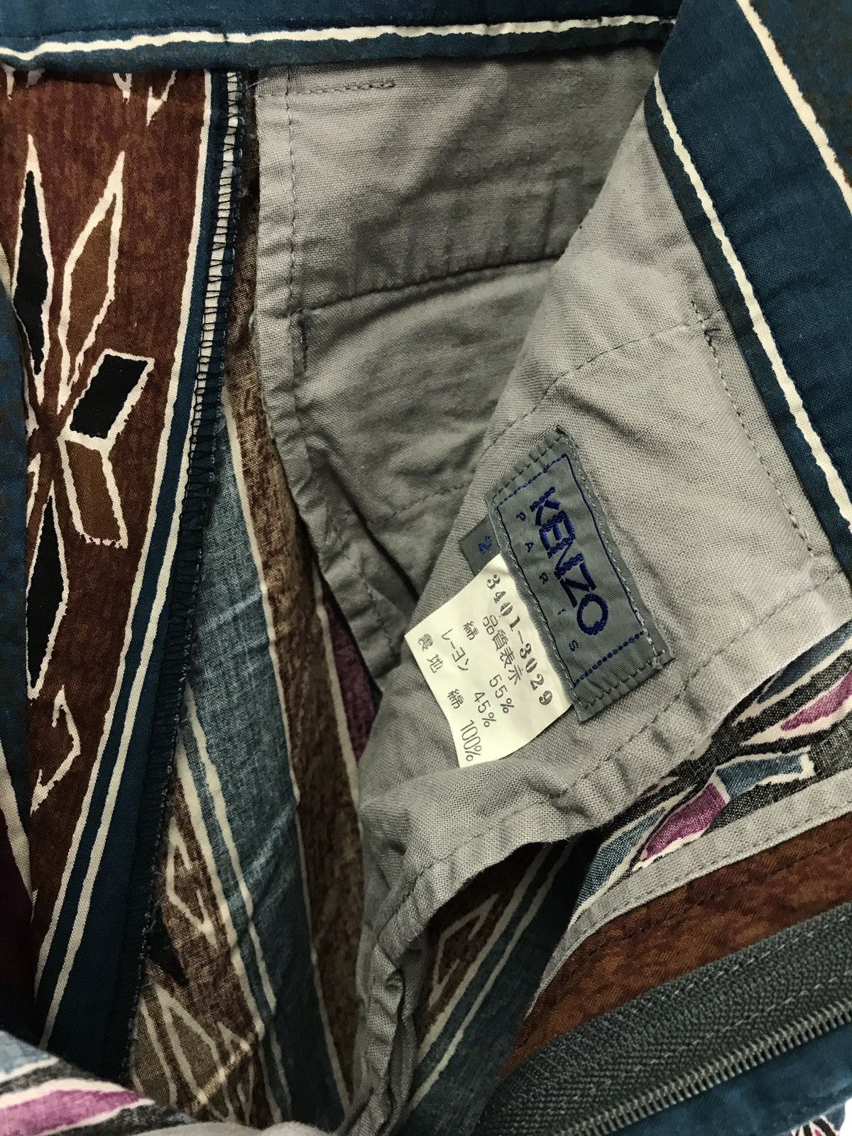 Kenzo 1990s Kenzo Native navajo America aztec Stripe Pant Size 29" - 6 Thumbnail