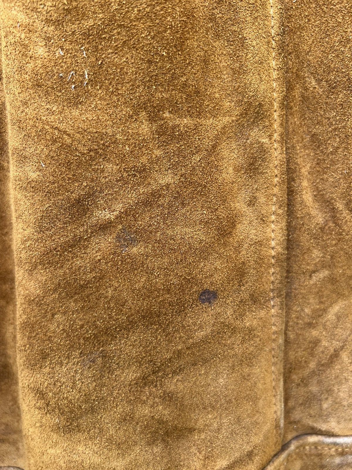 Schott VTG Schott N.Y.C Western Patina Suede Leather Sherpa Jacket Size US L / EU 52-54 / 3 - 16 Thumbnail