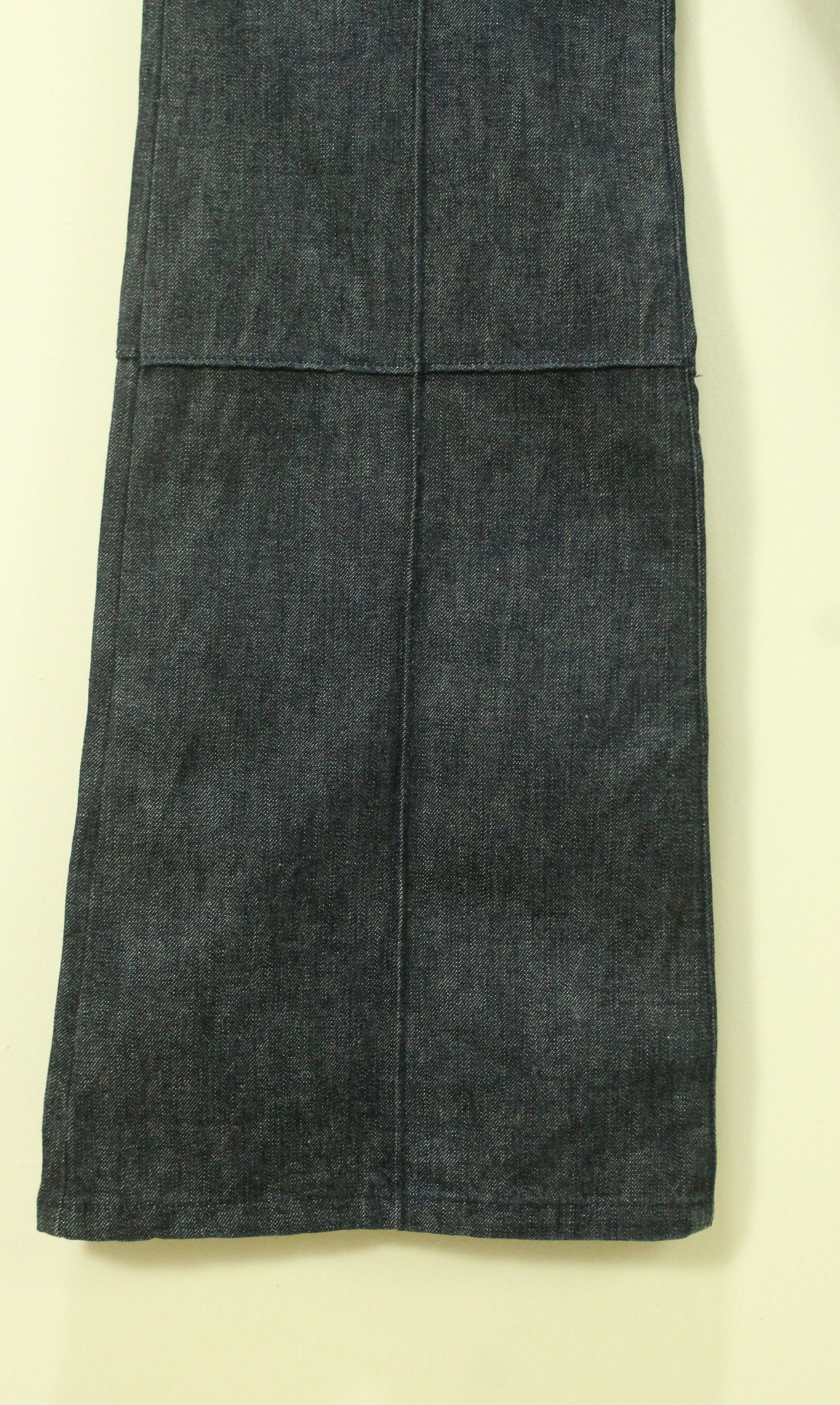 Japanese Brand Flared 🔥 Overstitches Checked Pattern BOYCOTT Denim Pants Size US 28 / EU 44 - 7 Thumbnail