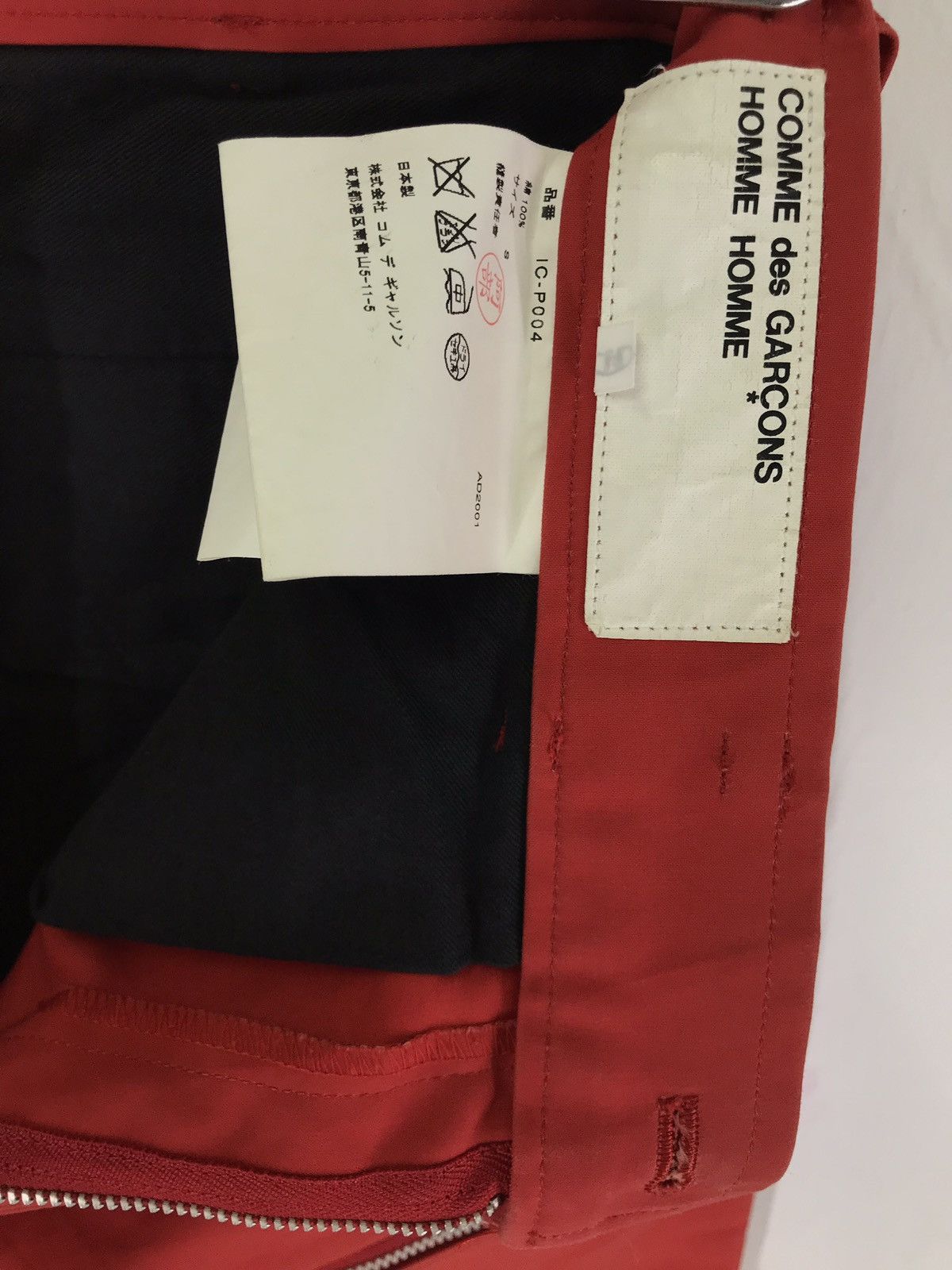 Comme des Garcons Homme Plus SS02 Comme des Garcons Orange Zipper Pant Size US 30 / EU 46 - 7 Thumbnail