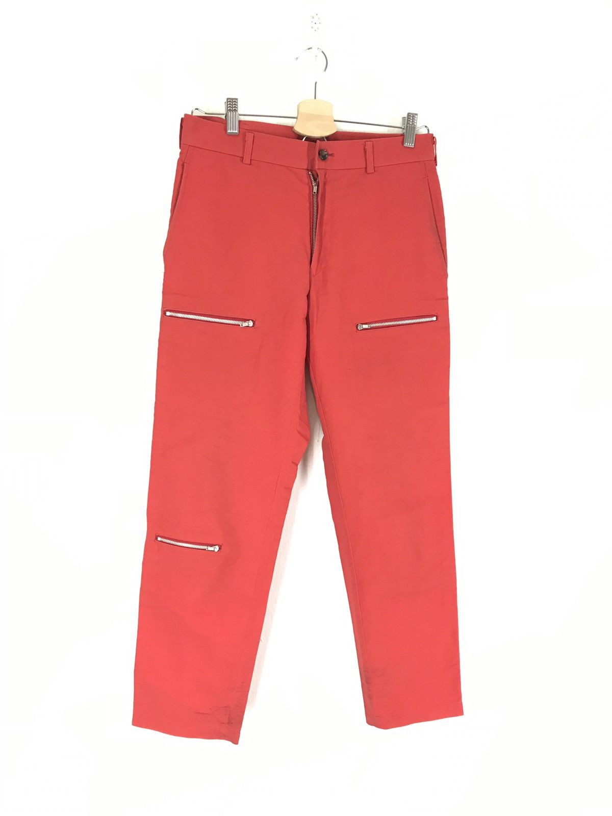 Comme des Garcons Homme Plus SS02 Comme des Garcons Orange Zipper Pant Size US 30 / EU 46 - 3 Thumbnail