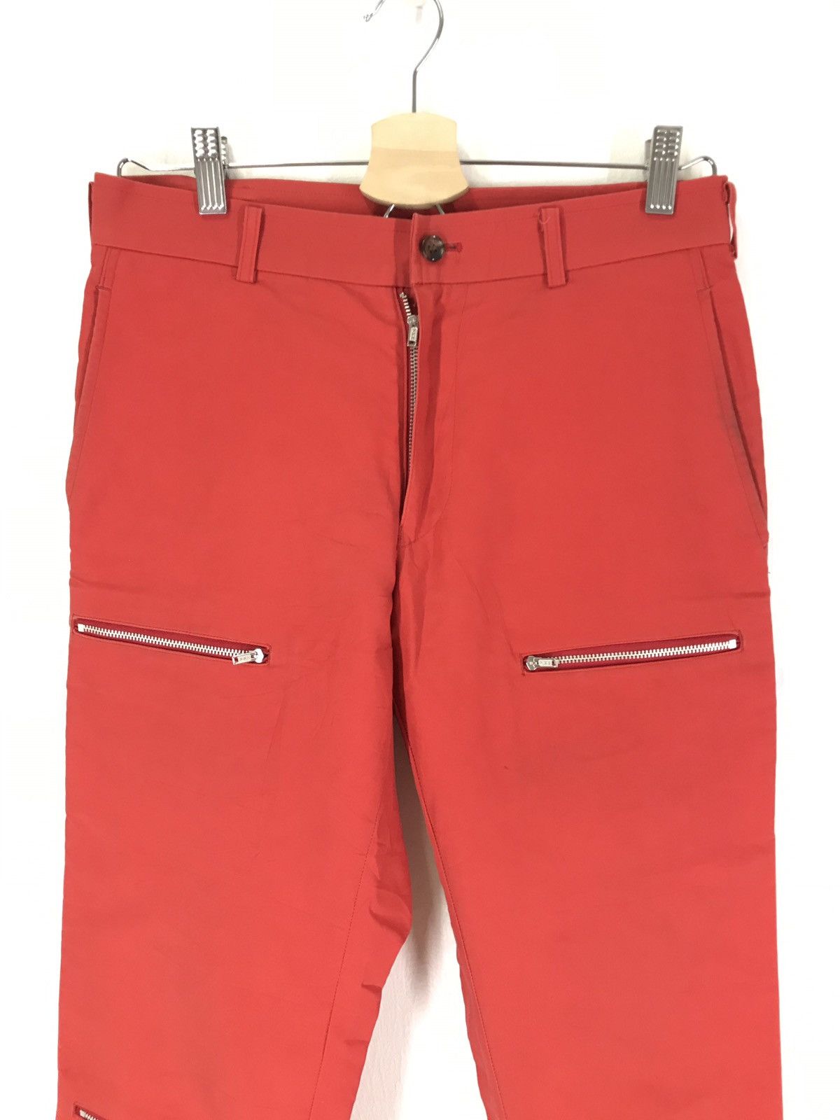 Comme des Garcons Homme Plus SS02 Comme des Garcons Orange Zipper Pant Size US 30 / EU 46 - 4 Thumbnail