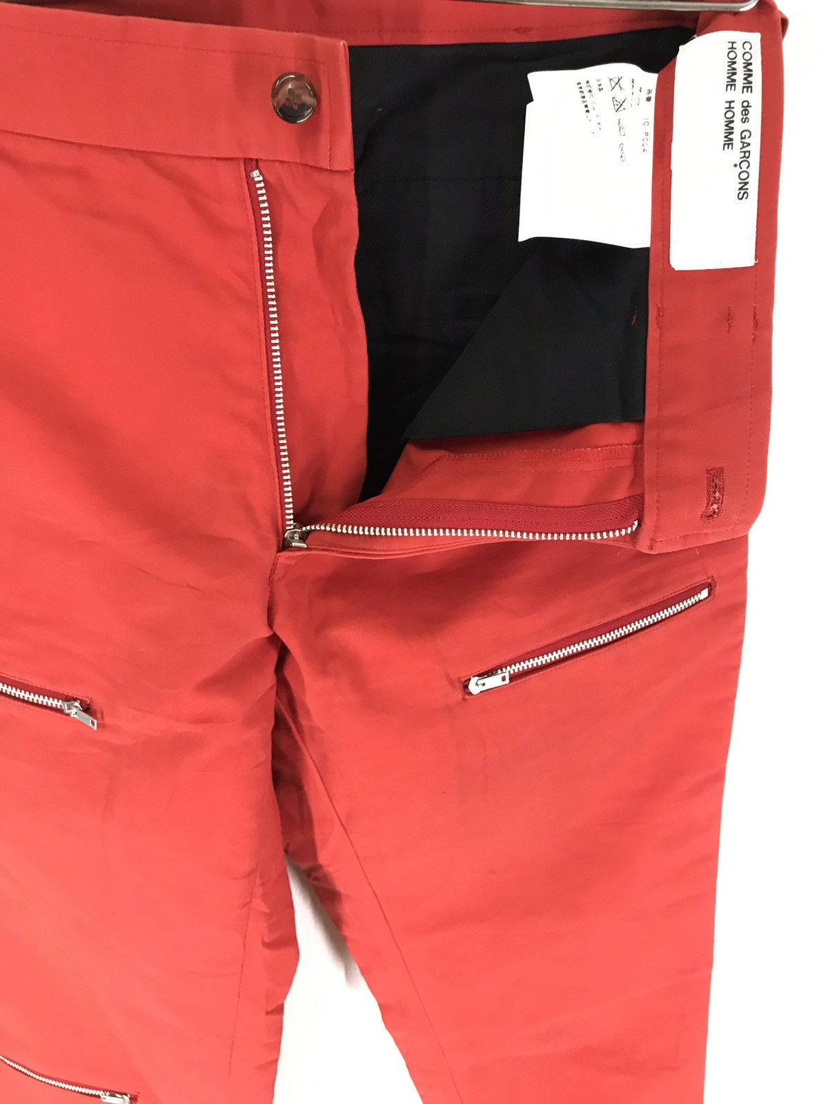 Comme des Garcons Homme Plus SS02 Comme des Garcons Orange Zipper Pant Size US 30 / EU 46 - 6 Thumbnail