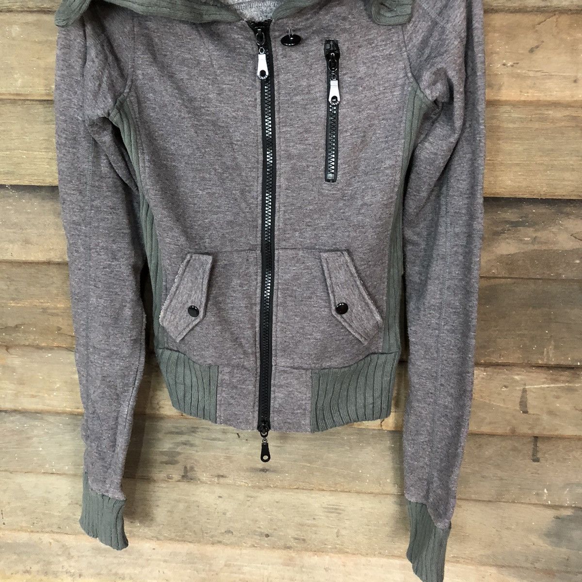 Japanese Brand Chuxx Grey multi pocket punk Hoodie like if6was9#3157 Size S / US 4 / IT 40 - 3 Thumbnail