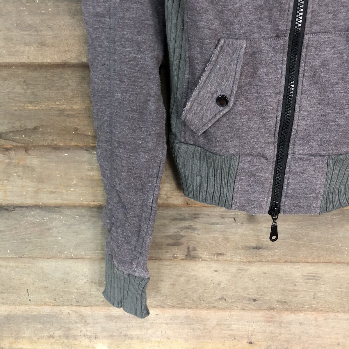 Japanese Brand Chuxx Grey multi pocket punk Hoodie like if6was9#3157 Size S / US 4 / IT 40 - 4 Thumbnail