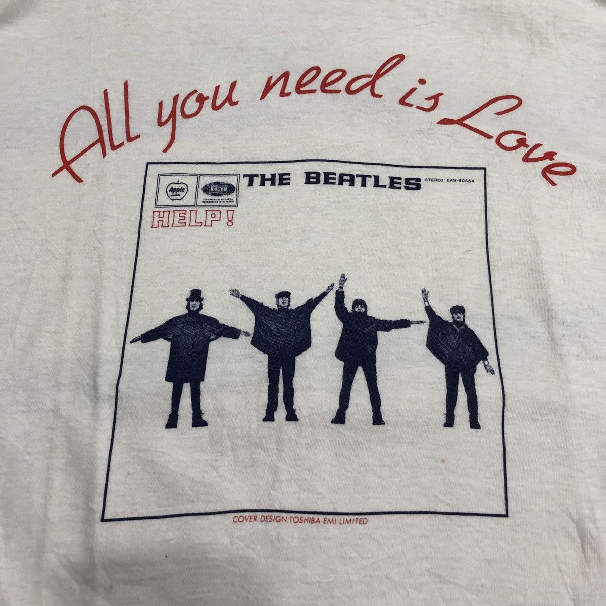 Band Tees Vintage 90s The Beatles All You Need is Love T-Shirt Apple Size US M / EU 48-50 / 2 - 2 Thumbnail