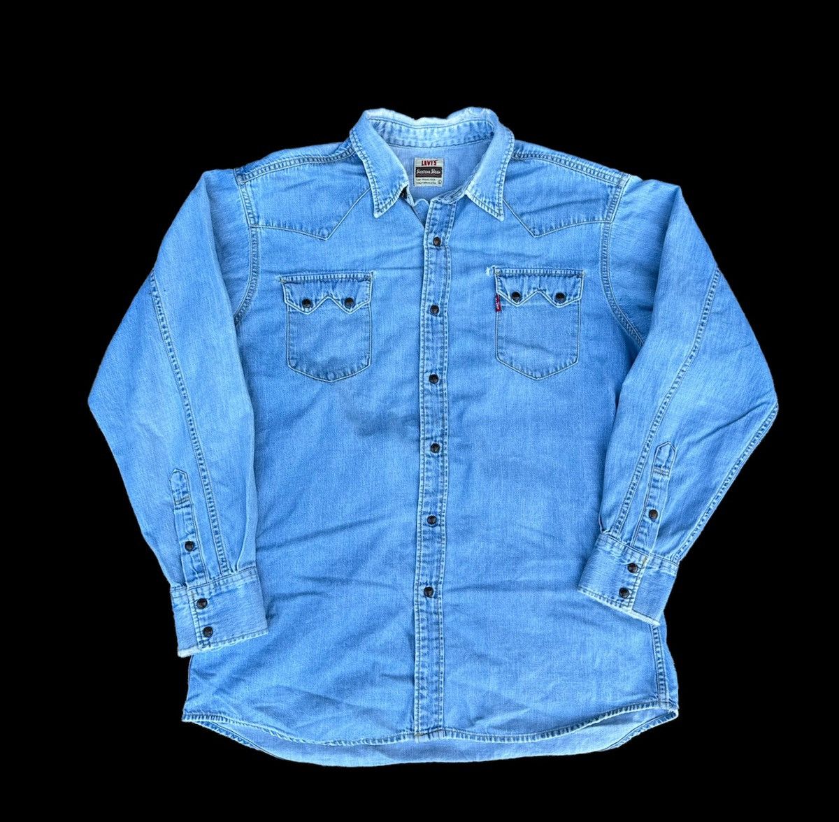 Levi's Vintage Levi’s Big E selvedge western shirts Size US L / EU 52-54 / 3 - 1 Thumbnail
