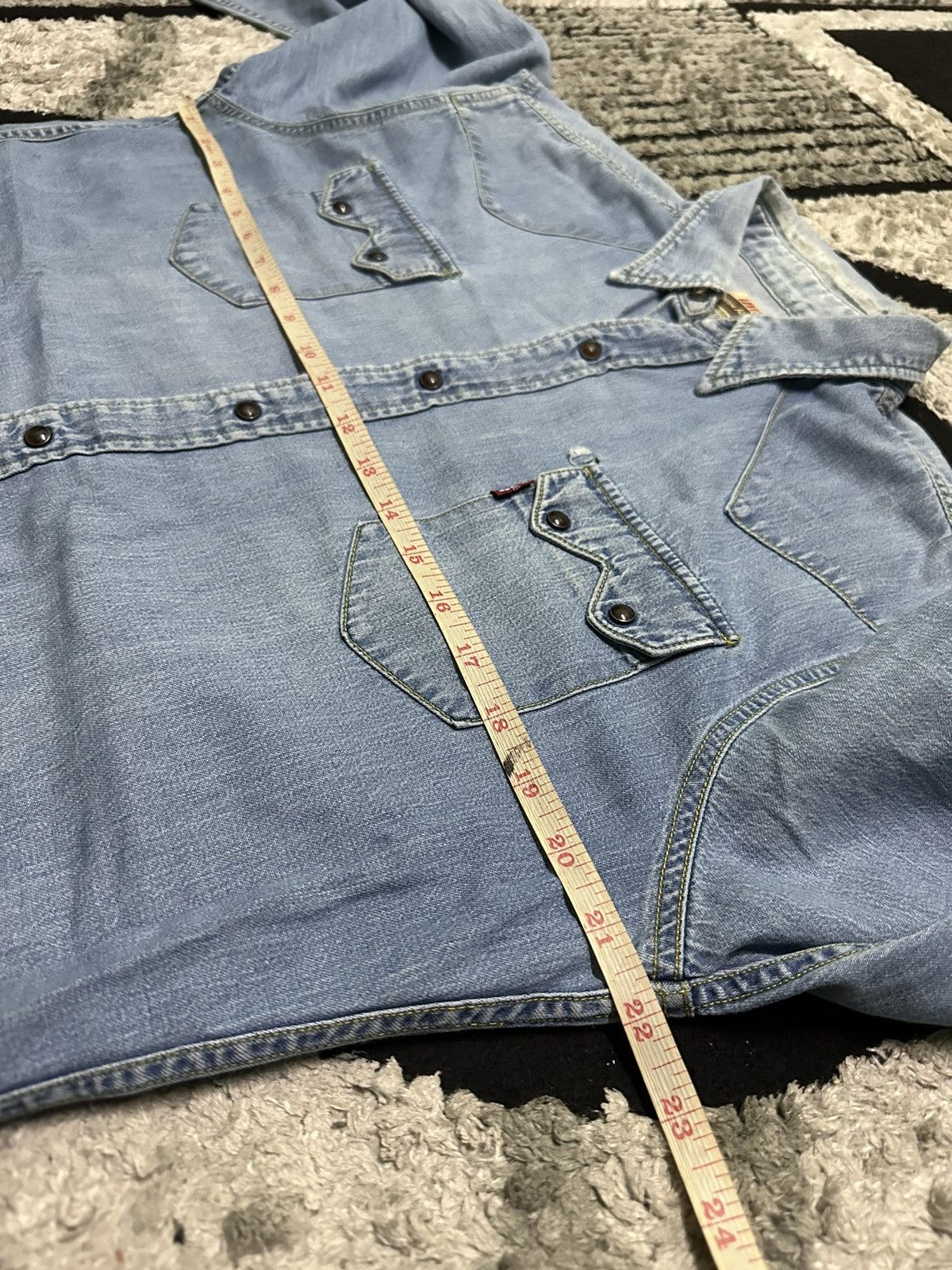 Levi's Vintage Levi’s Big E selvedge western shirts Size US L / EU 52-54 / 3 - 5 Thumbnail