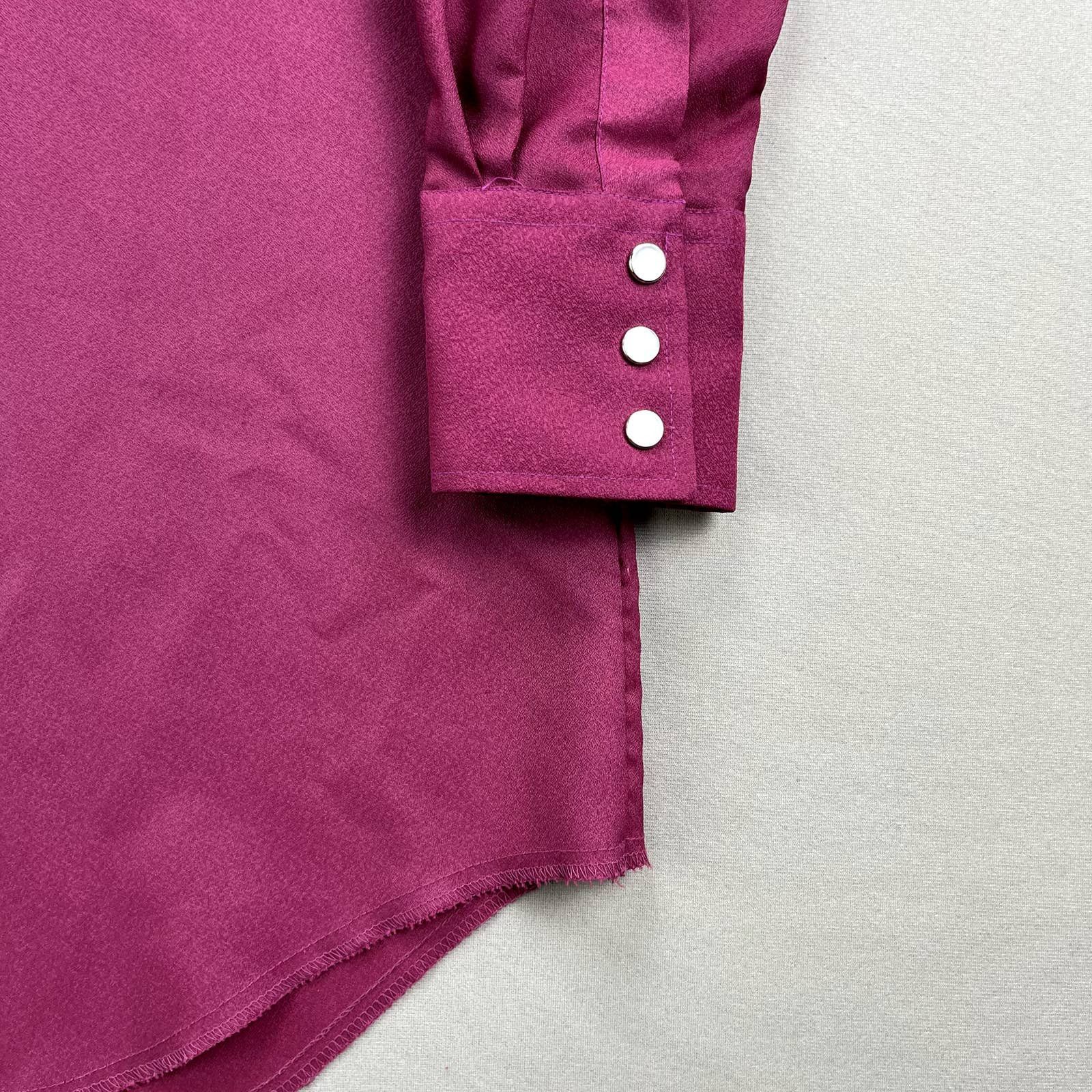 Vintage Vintage Champion Westerns Shirt Medium 15-33 Pink Pearl Snap Size US M / EU 48-50 / 2 - 3 Thumbnail