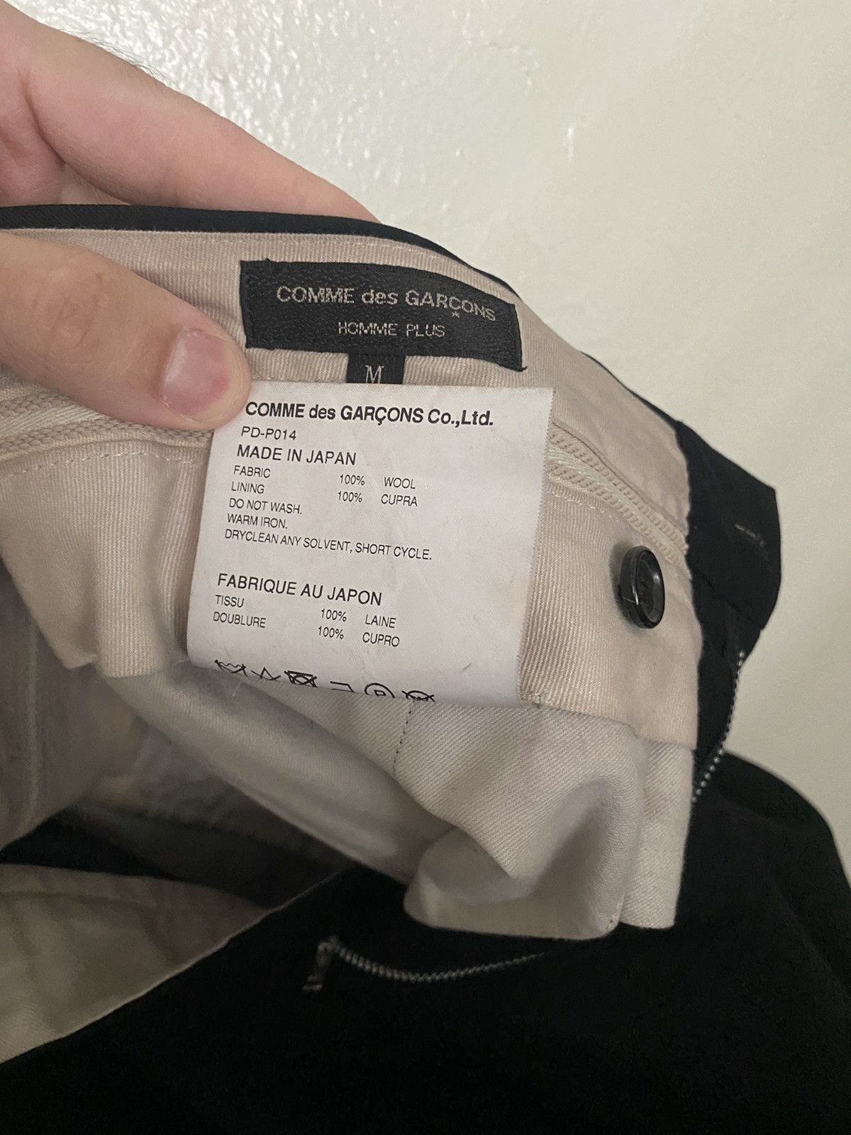 Comme des Garcons Homme Plus Comme des Garcons Homme Plus Trousers Size US 32 / EU 48 - 5 Thumbnail