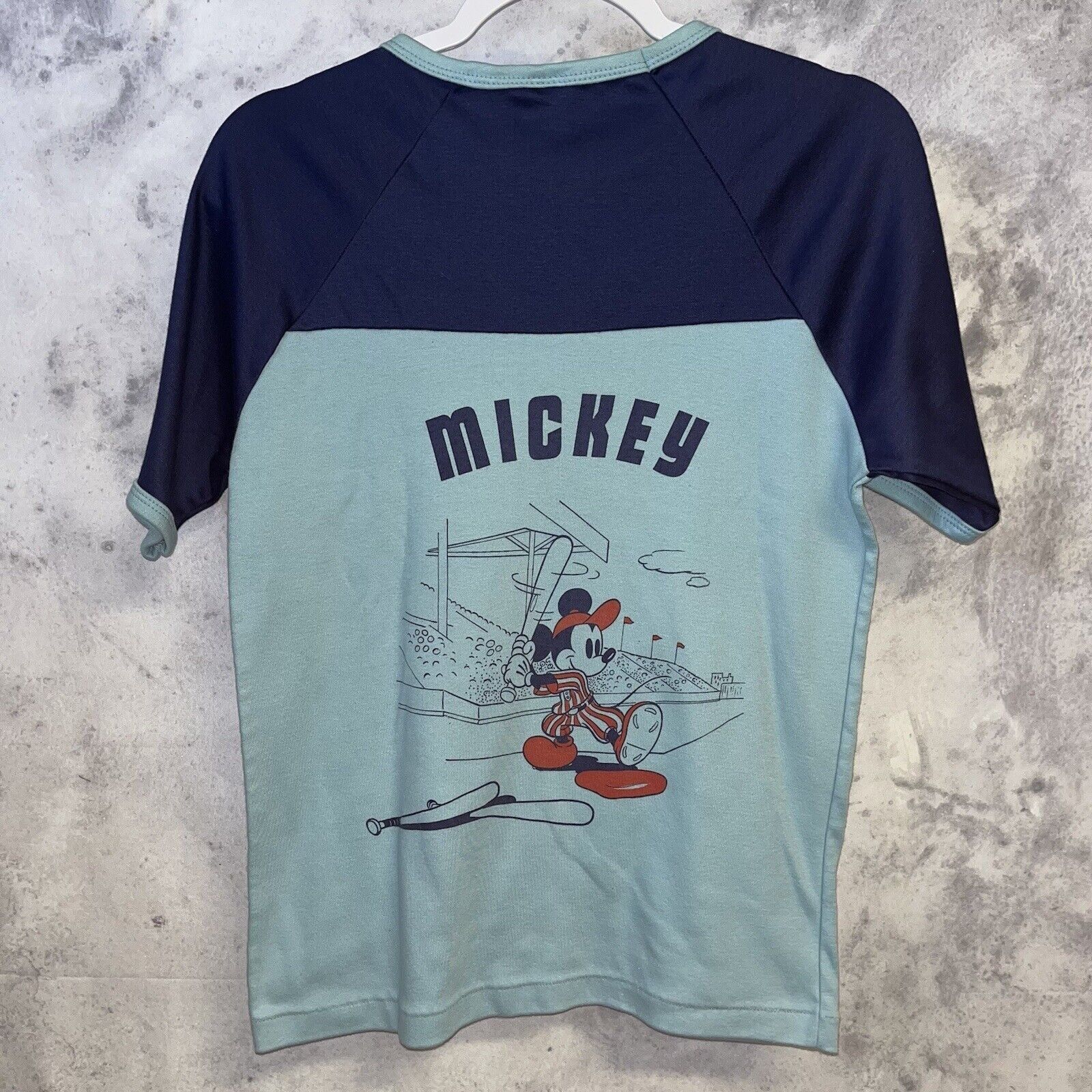 Disney Vintage 70s Mickey Mouse Baseball T Shirt Medium Ringer Size US M / EU 48-50 / 2 - 1 Thumbnail