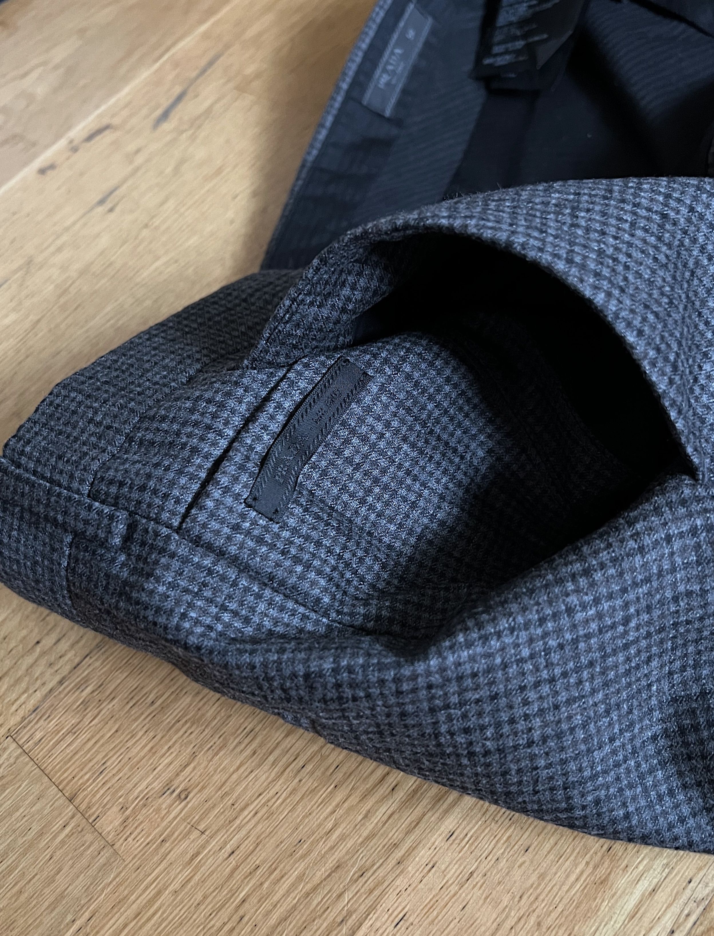 Prada Prada Checkered Cuffs Wool Trousers Size US 34 / EU 50 - 11 Thumbnail