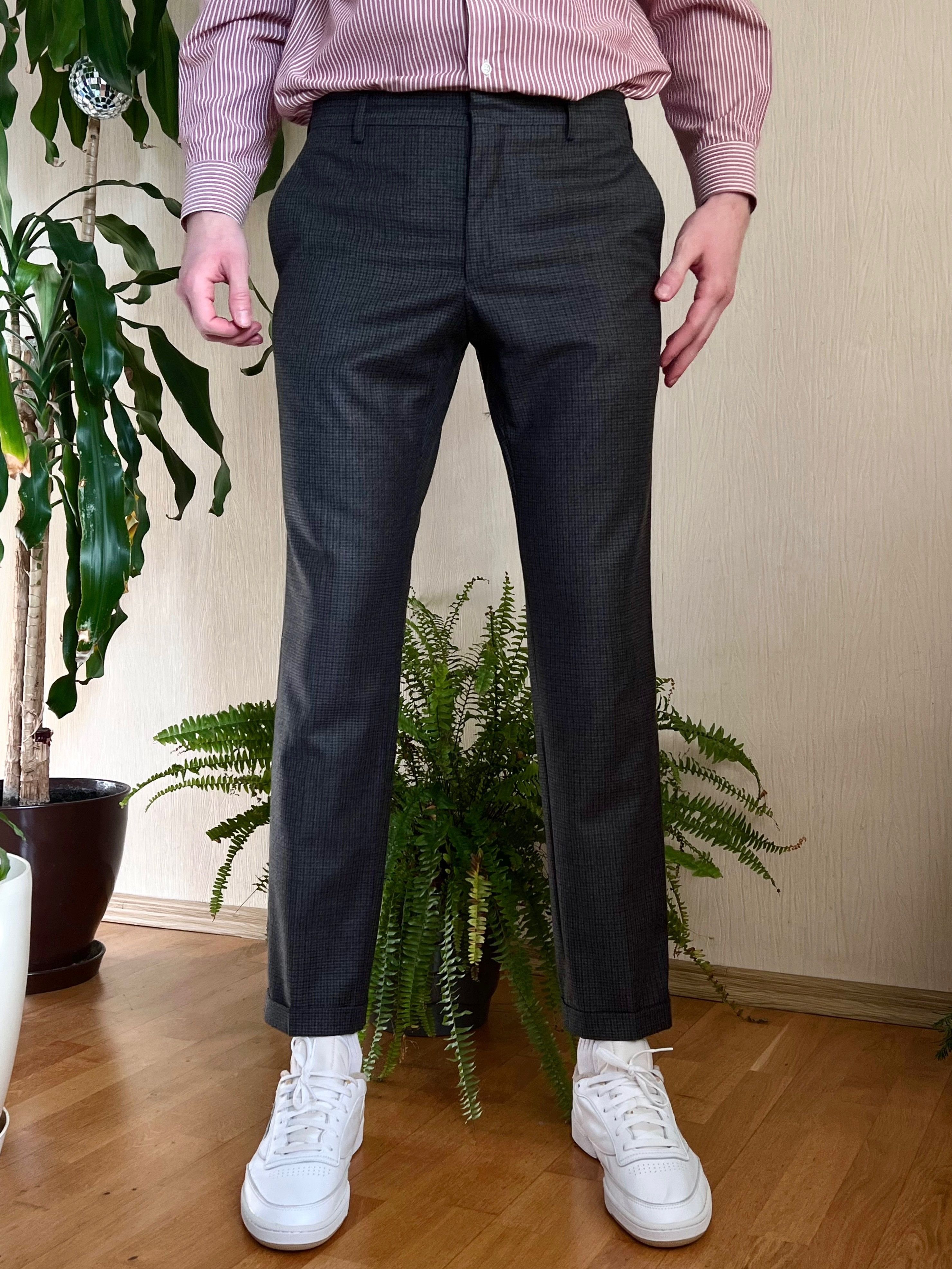 Prada Prada Checkered Cuffs Wool Trousers Size US 34 / EU 50 - 7 Thumbnail