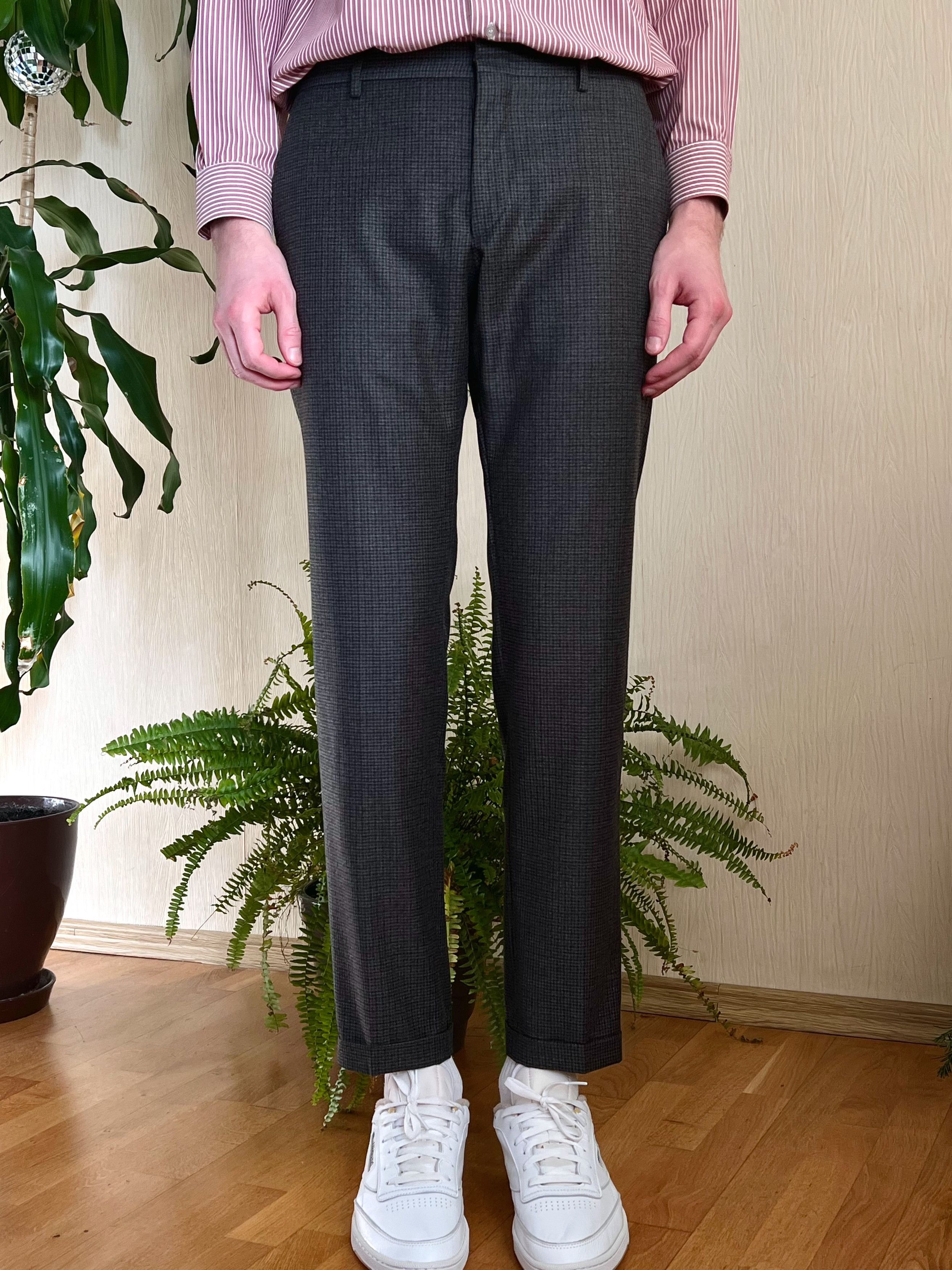 Prada Prada Checkered Cuffs Wool Trousers Size US 34 / EU 50 - 5 Thumbnail