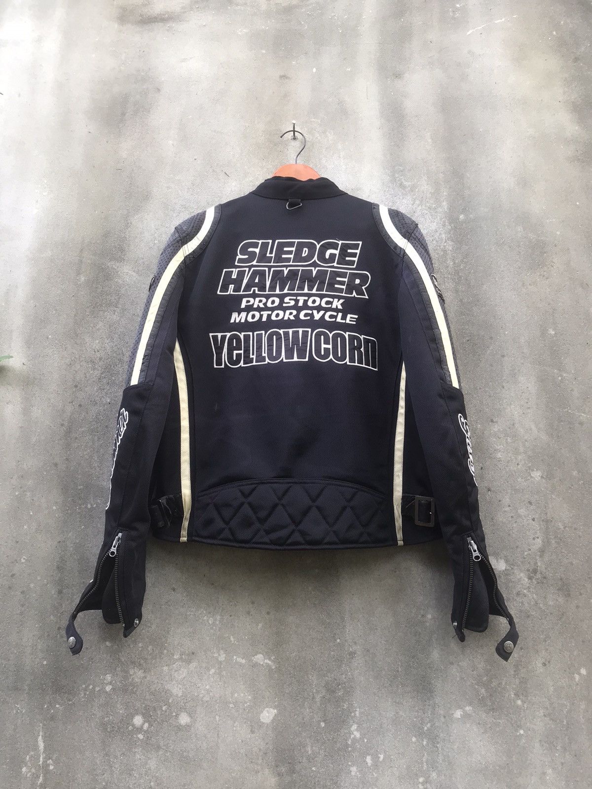YELLOW CORN 🔥Rare🔥Vintage Yellow Corn Sledge Hammer Biker Jacket Size US M / EU 48-50 / 2 - 14 Thumbnail