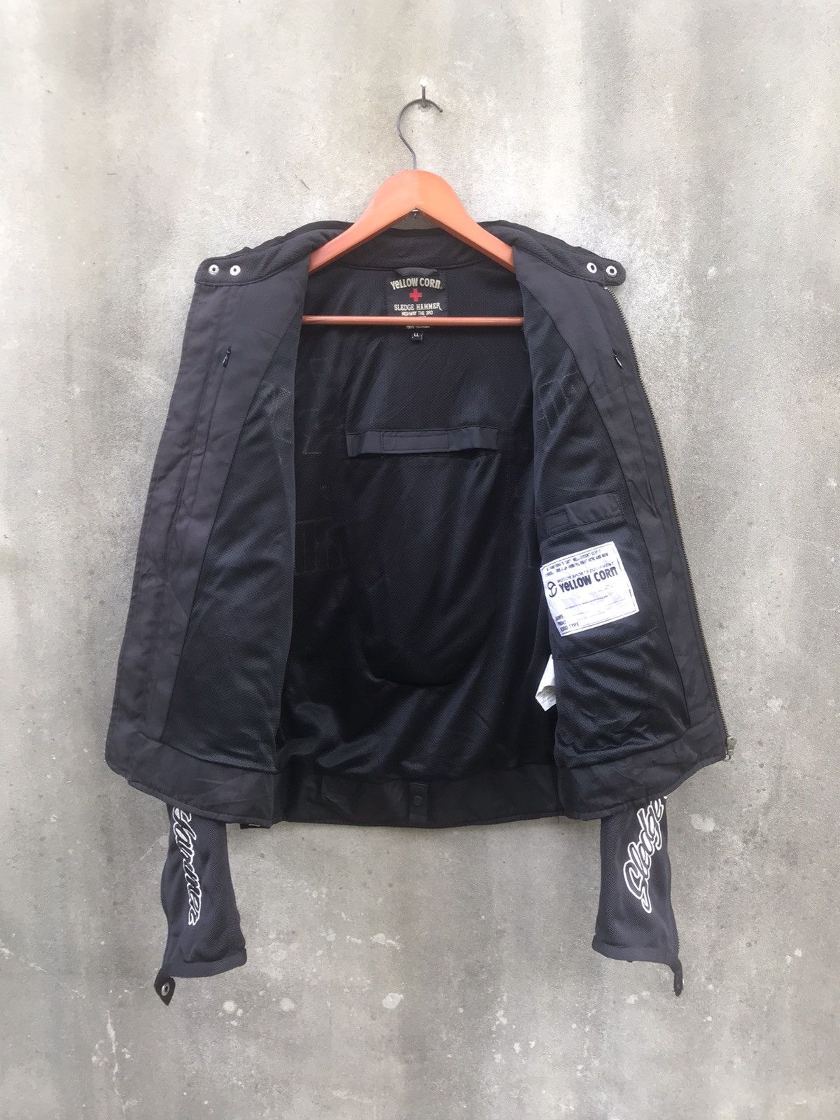 YELLOW CORN 🔥Rare🔥Vintage Yellow Corn Sledge Hammer Biker Jacket Size US M / EU 48-50 / 2 - 20 Thumbnail