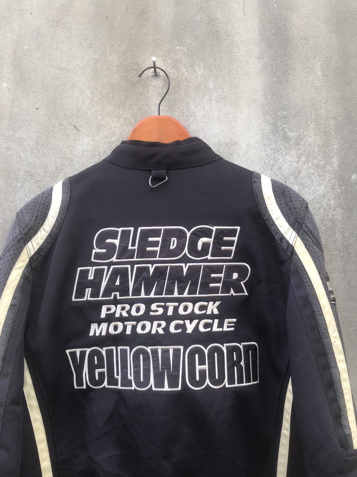 YELLOW CORN 🔥Rare🔥Vintage Yellow Corn Sledge Hammer Biker Jacket Size US M / EU 48-50 / 2 - 15 Thumbnail
