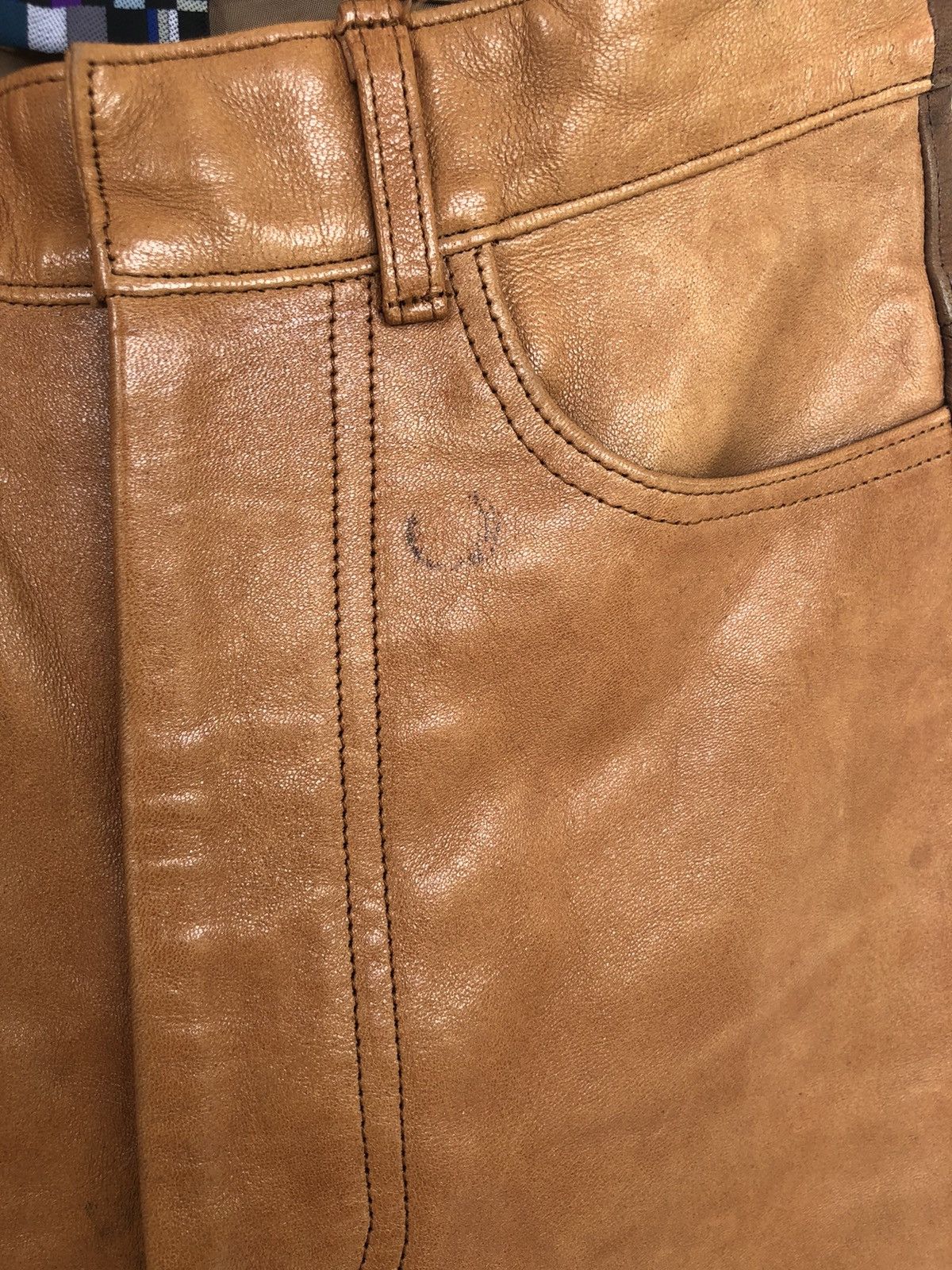Facetasm GRAILED🔥Facetasm 🇯🇵 Patchwork Leather Biker Pants Size US 26 / EU 42 - 6 Thumbnail
