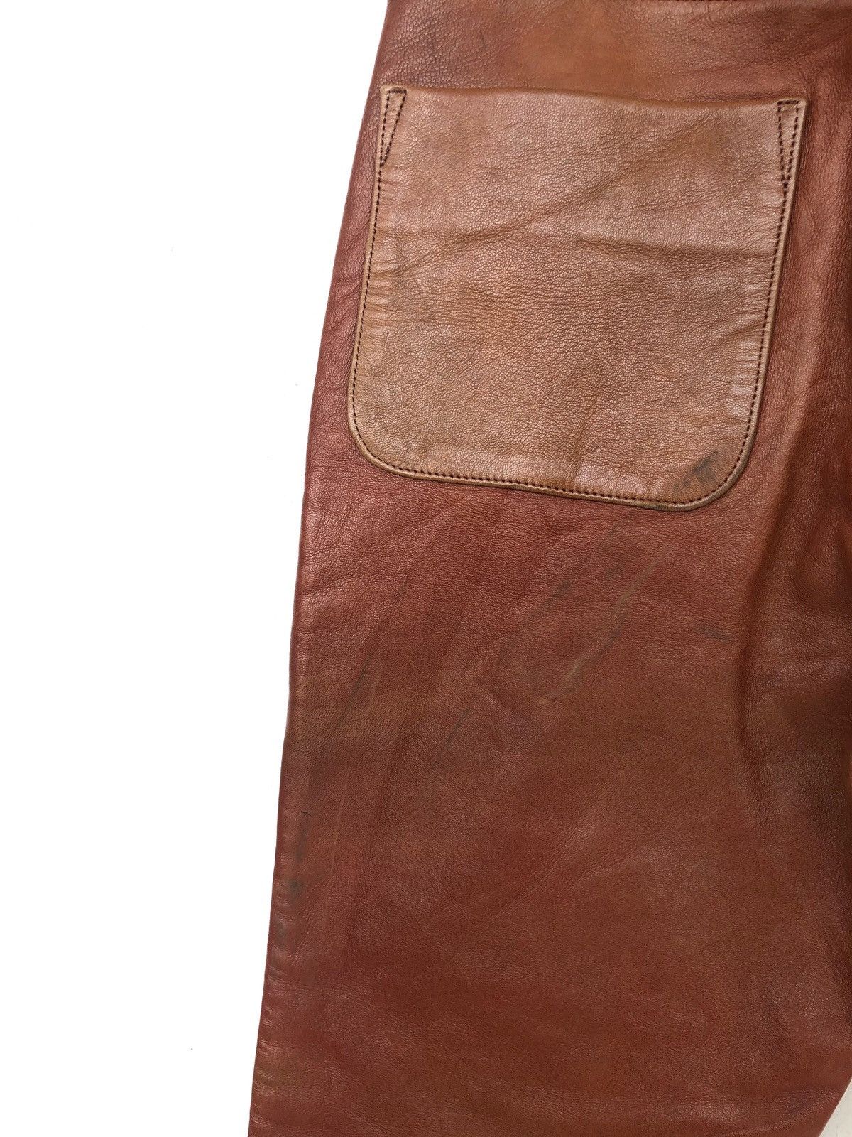 Facetasm GRAILED🔥Facetasm 🇯🇵 Patchwork Leather Biker Pants Size US 26 / EU 42 - 7 Thumbnail