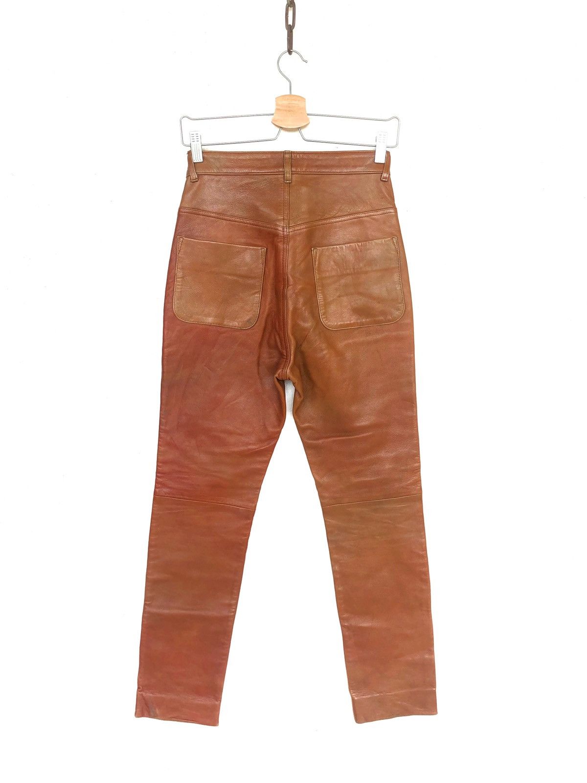 Facetasm GRAILED🔥Facetasm 🇯🇵 Patchwork Leather Biker Pants Size US 26 / EU 42 - 3 Thumbnail