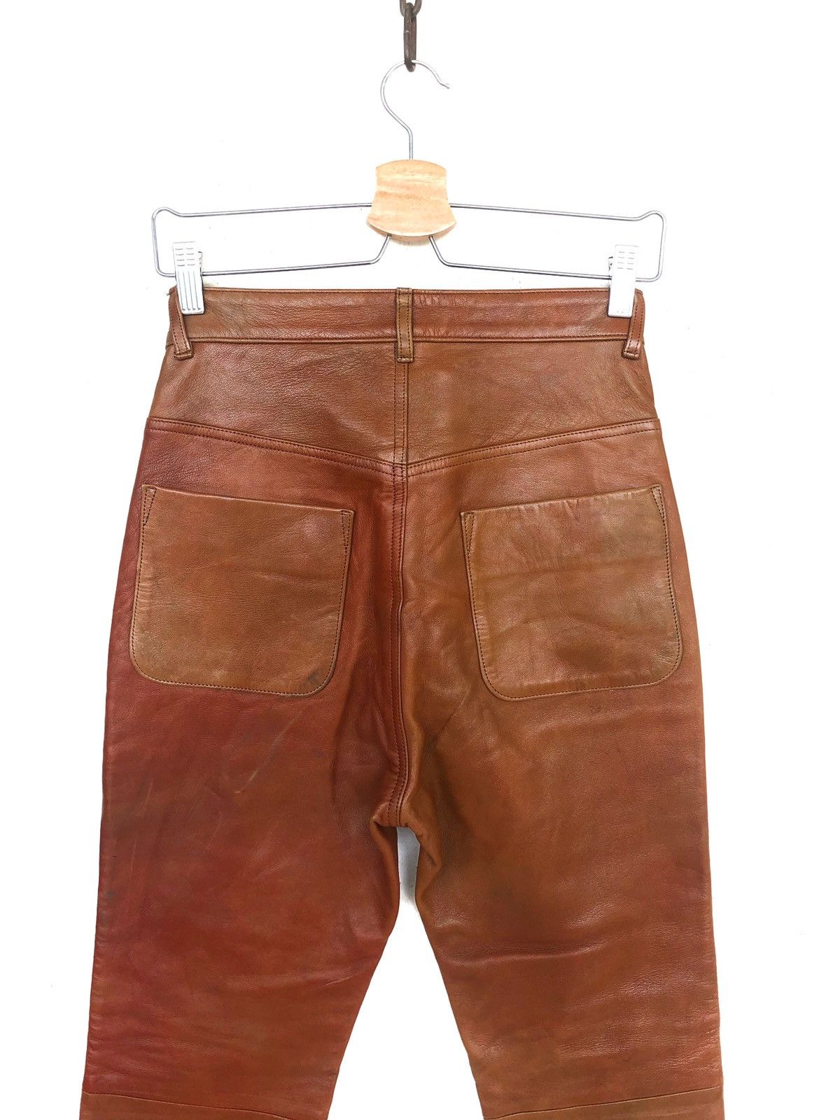 Facetasm GRAILED🔥Facetasm 🇯🇵 Patchwork Leather Biker Pants Size US 26 / EU 42 - 4 Thumbnail