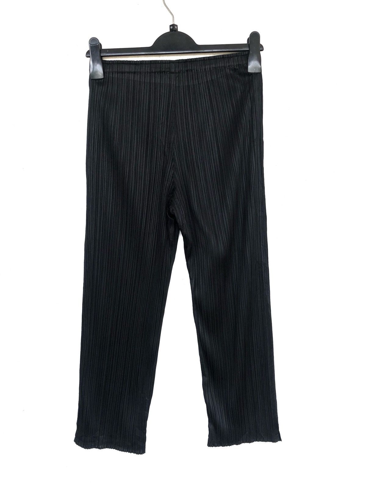 Issey Miyake Pleats Please Miyake Stretch Black Minimal Pants Size US 30 / EU 46 - 5 Thumbnail