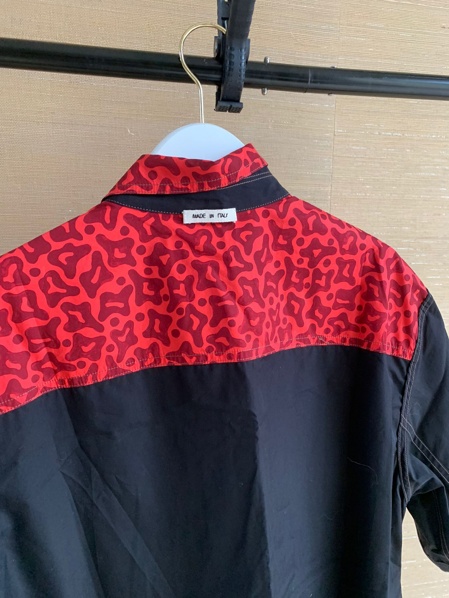 Marni Cheetah Contrast Button Up in Black Red color Size US XXL / EU 58 / 5 - 11 Thumbnail