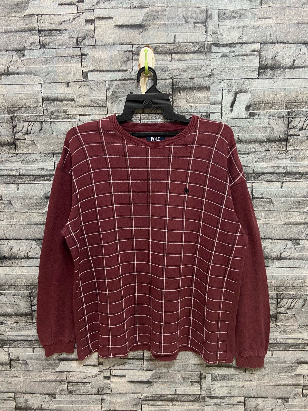Japanese Brand Polo British Country Spirit sweatshirt plaid size LL fit L Size US L / EU 52-54 / 3 - 1 Thumbnail
