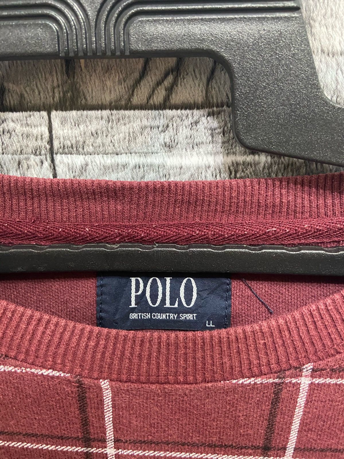 Japanese Brand Polo British Country Spirit sweatshirt plaid size LL fit L Size US L / EU 52-54 / 3 - 3 Thumbnail