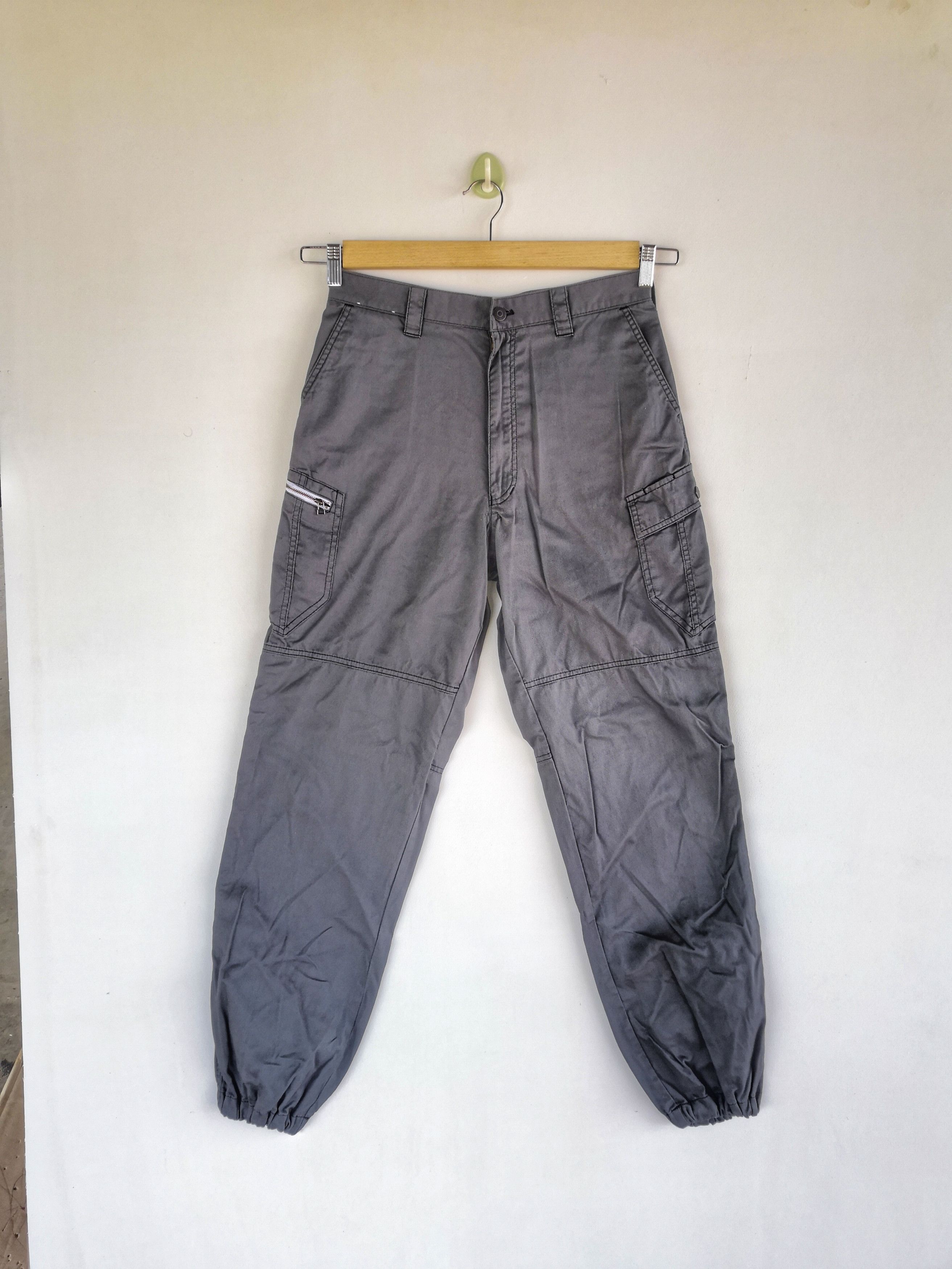 Japanese Brand × Vintage Japanese Cargo Pants Multi Pocket Utility Fatigue Trousers Size US 30 / EU 46 - 1 Thumbnail