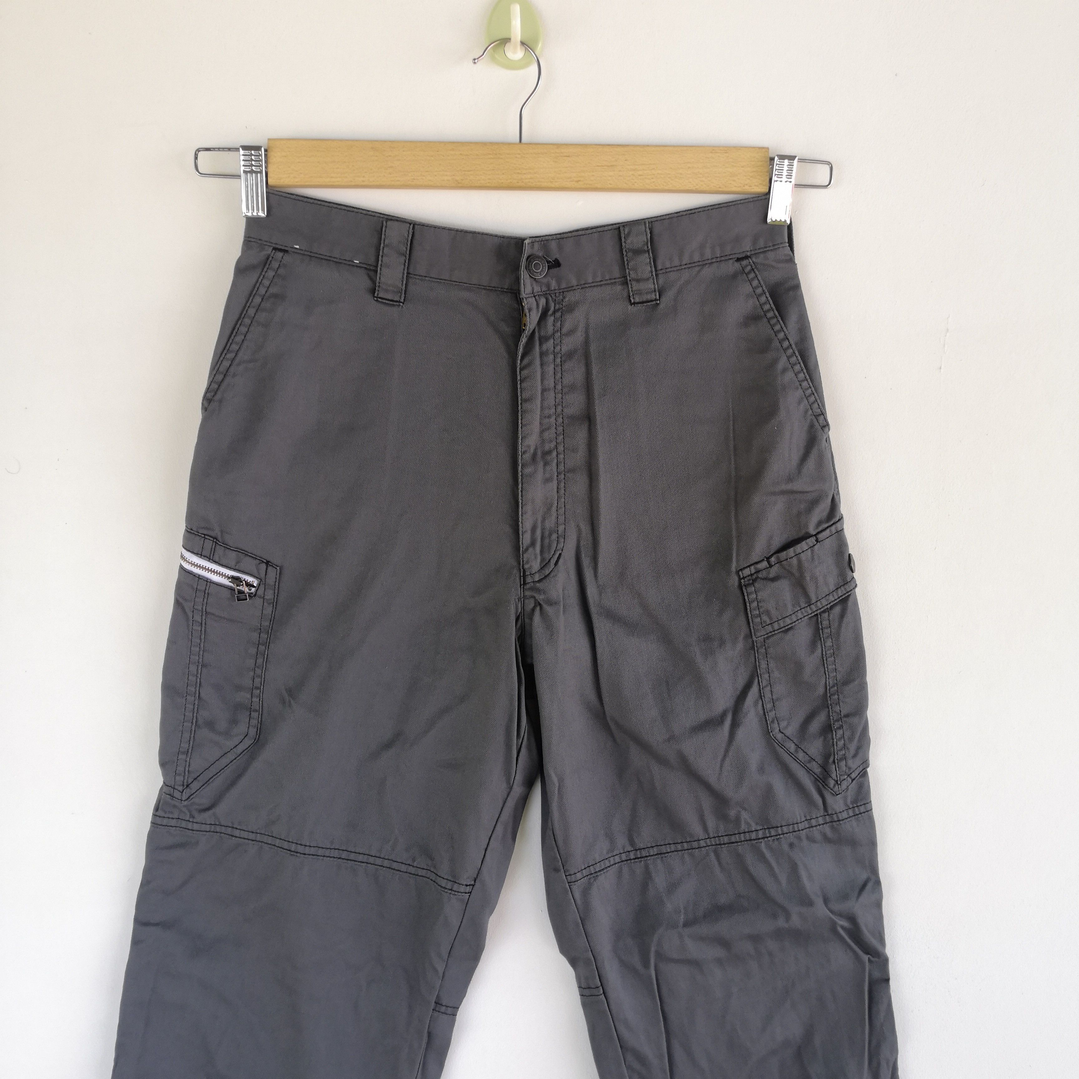 Japanese Brand × Vintage Japanese Cargo Pants Multi Pocket Utility Fatigue Trousers Size US 30 / EU 46 - 3 Thumbnail