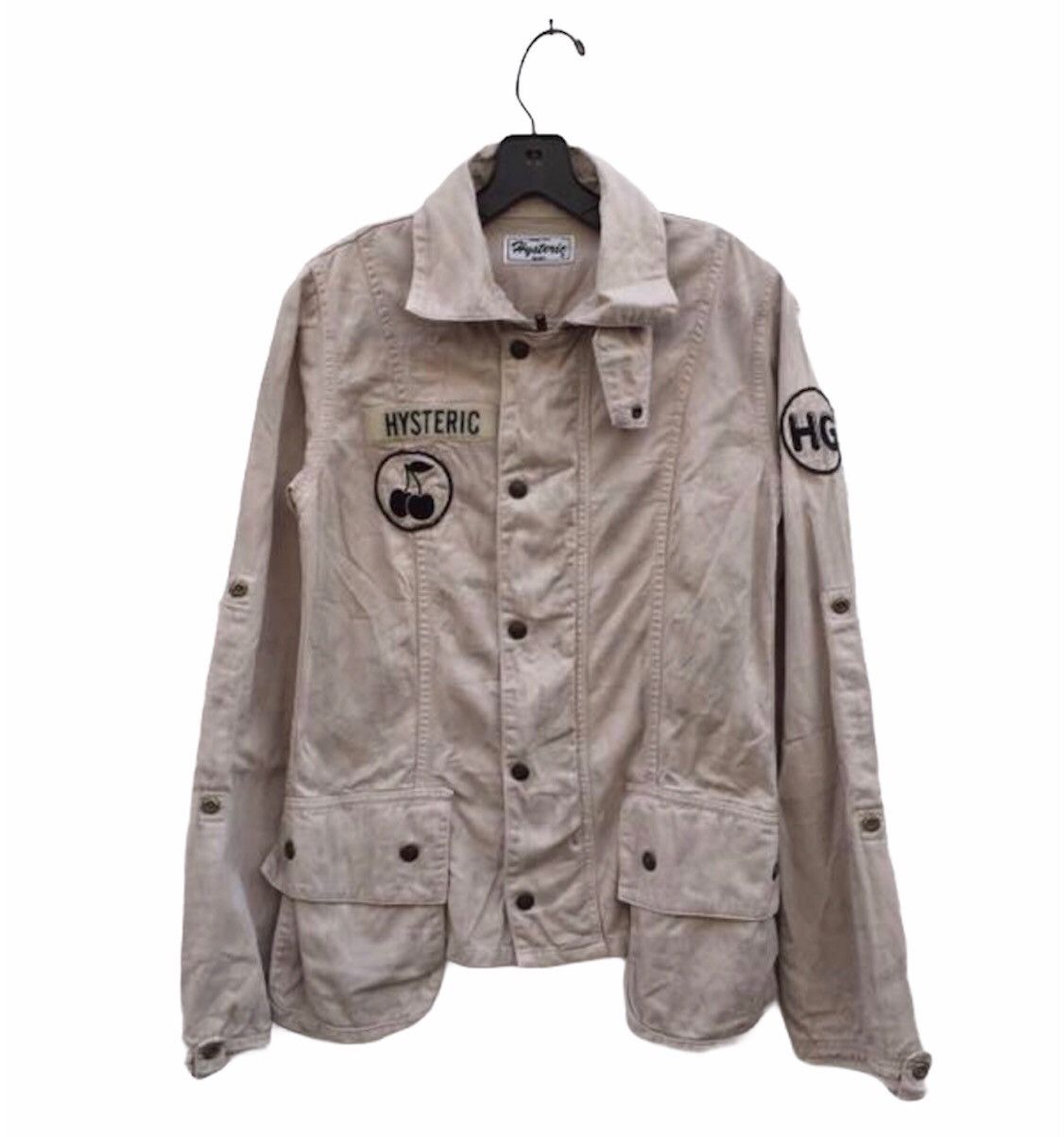 Hysteric Glamour 1990s Hysteric Glamour Cherry Patch cargo pocket Jacket Size US S / EU 44-46 / 1 - 1 Thumbnail
