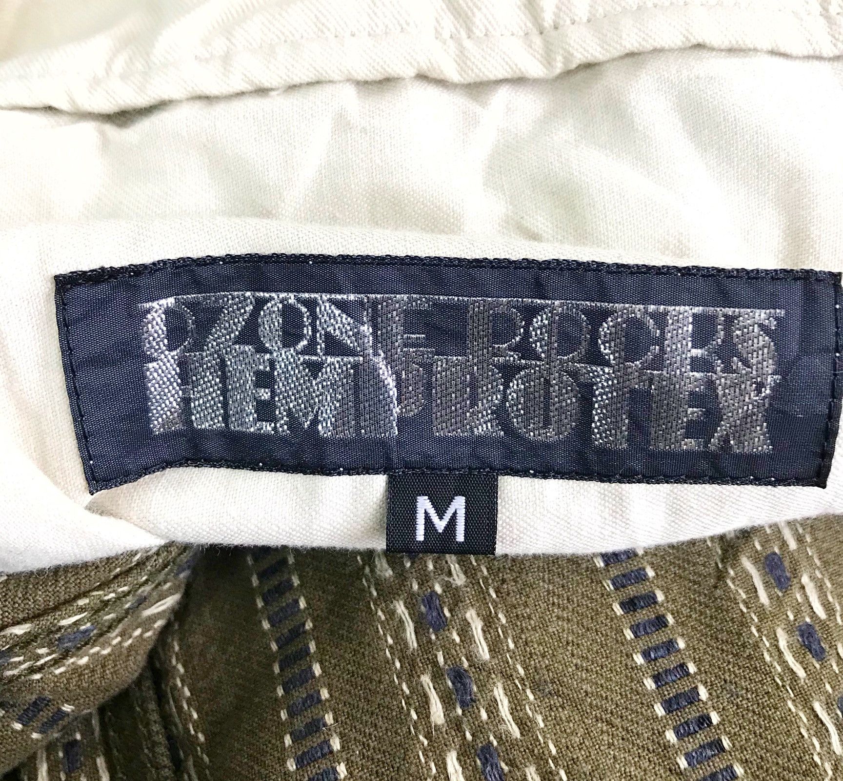 Comme des Garcons × Undercover Japanese Brand OZONE ROCKS HEMPROTEX Drawstring Striped Size US 32 / EU 48 - 12 Thumbnail