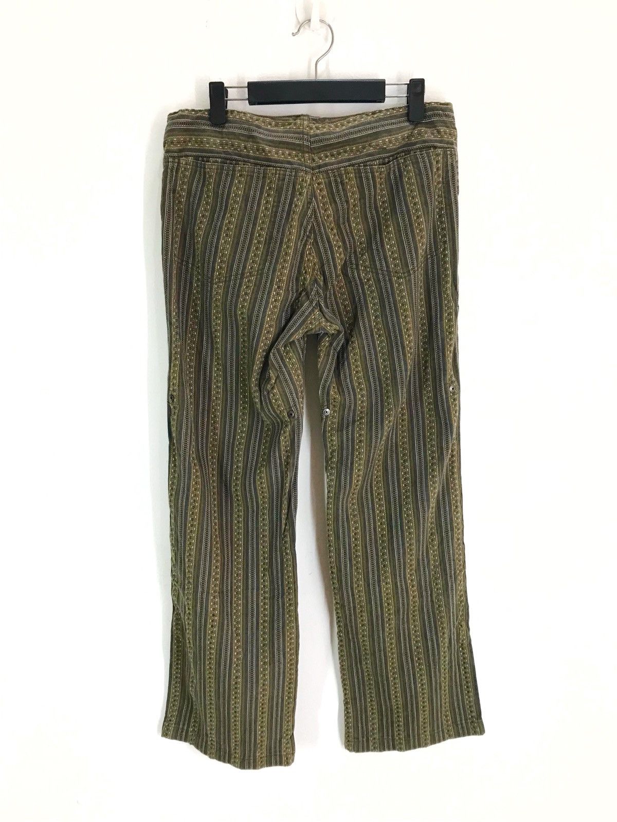 Comme des Garcons × Undercover Japanese Brand OZONE ROCKS HEMPROTEX Drawstring Striped Size US 32 / EU 48 - 8 Thumbnail