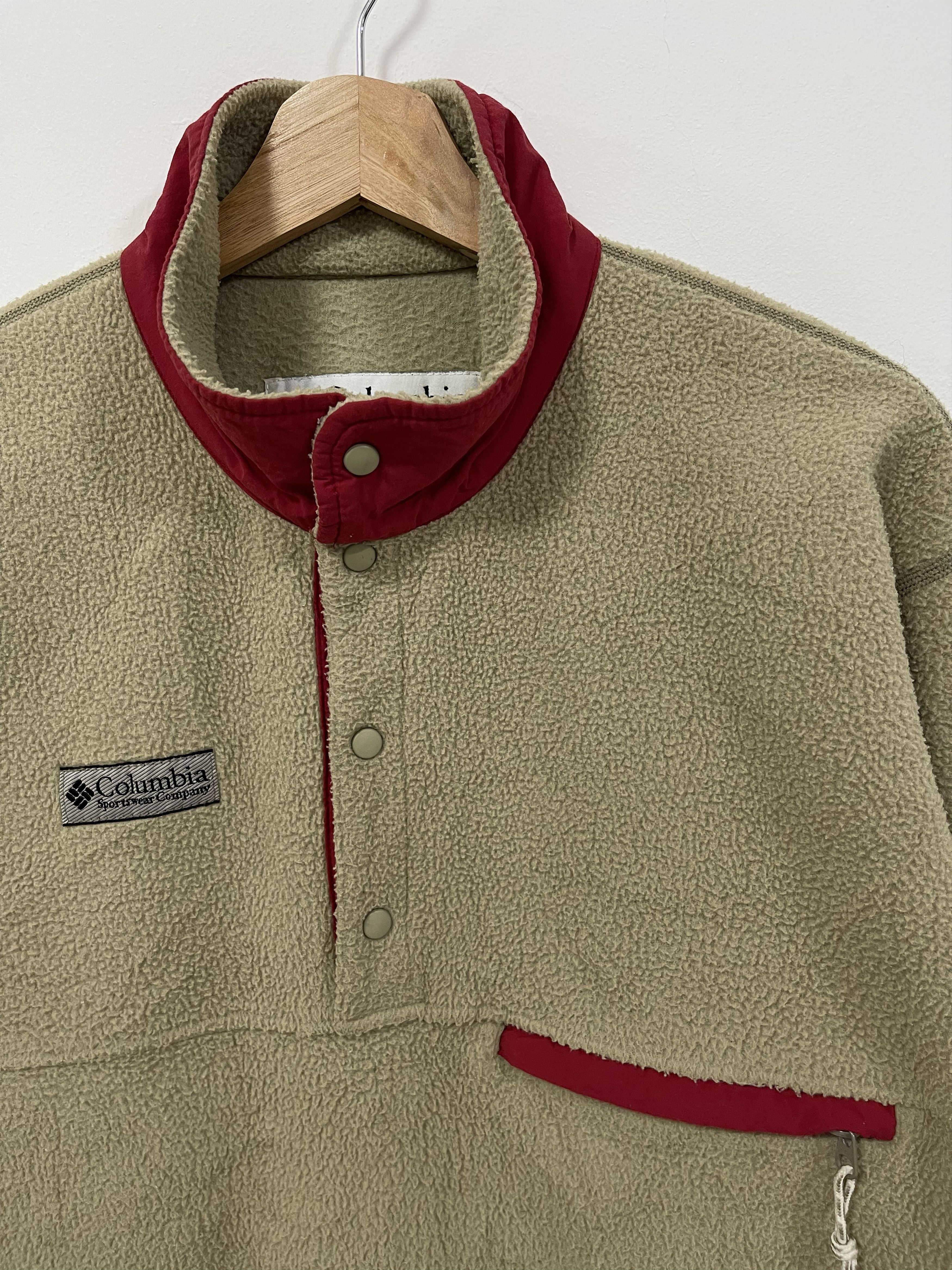 Columbia Vintage Columbia Half Button Fleece Sweatshirt Size US S / EU 44-46 / 1 - 2 Thumbnail
