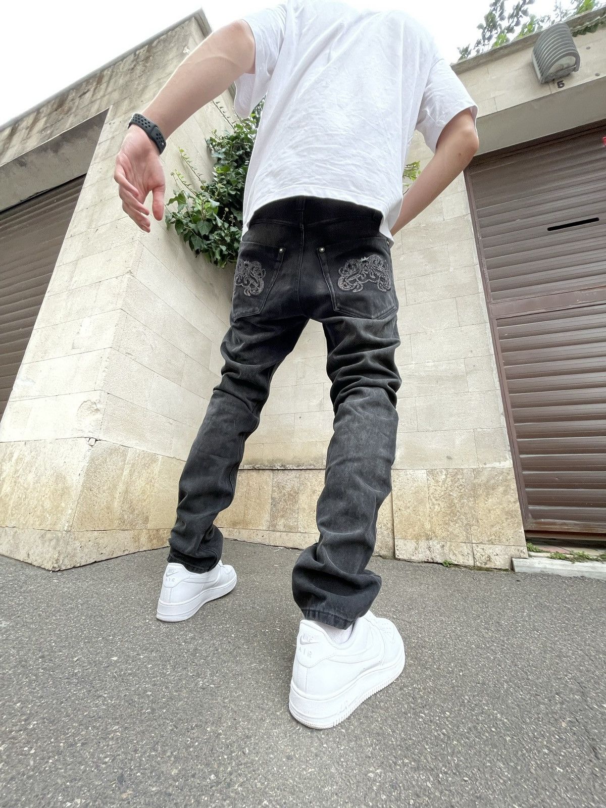 Fubu Fubu jeans Japanese brand black denim rap skinny fit Size US 32 / EU 48 - 17 Thumbnail