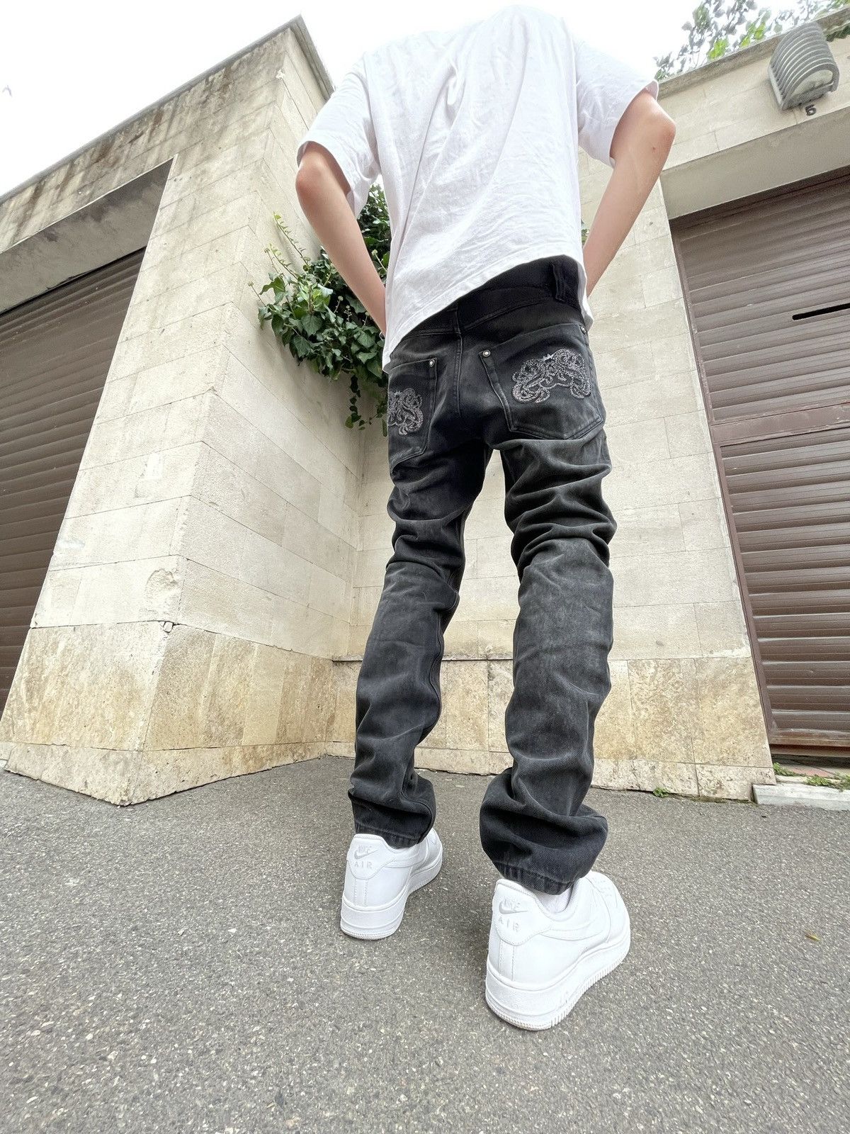 Fubu Fubu jeans Japanese brand black denim rap skinny fit Size US 32 / EU 48 - 2 Thumbnail