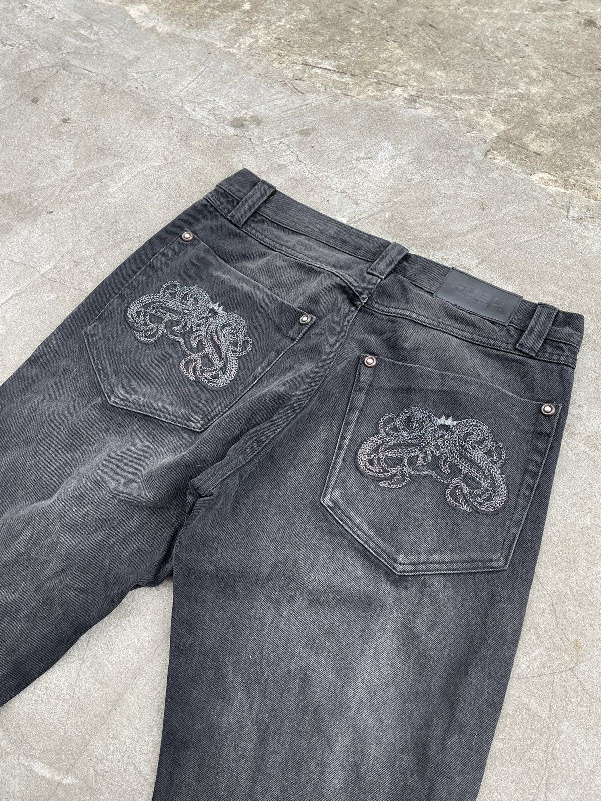 Fubu Fubu jeans Japanese brand black denim rap skinny fit Size US 32 / EU 48 - 5 Thumbnail
