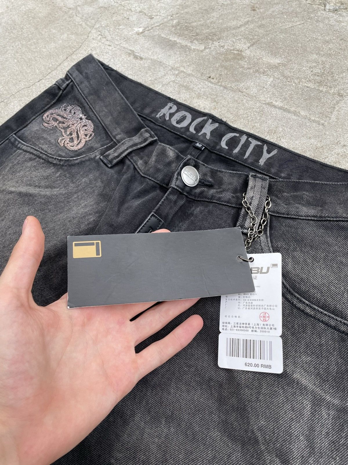 Fubu Fubu jeans Japanese brand black denim rap skinny fit Size US 32 / EU 48 - 11 Thumbnail
