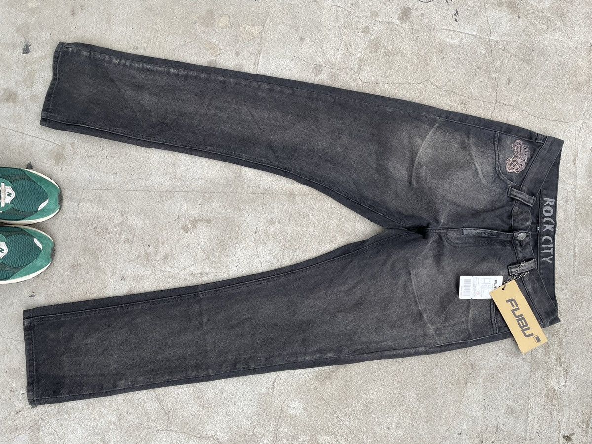 Fubu Fubu jeans Japanese brand black denim rap skinny fit Size US 32 / EU 48 - 8 Thumbnail