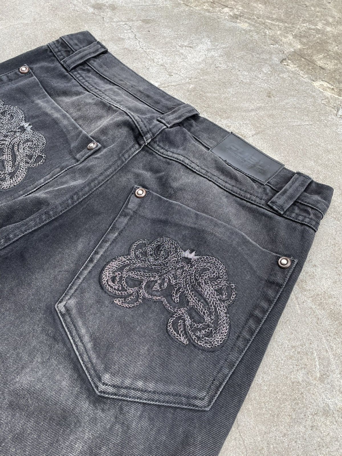 Fubu Fubu jeans Japanese brand black denim rap skinny fit Size US 32 / EU 48 - 6 Thumbnail