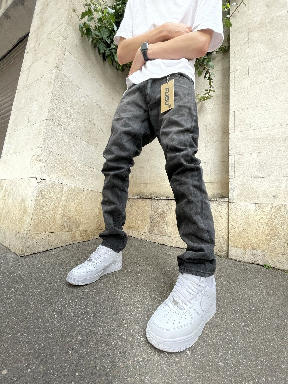 Fubu Fubu jeans Japanese brand black denim rap skinny fit Size US 32 / EU 48 - 1 Thumbnail