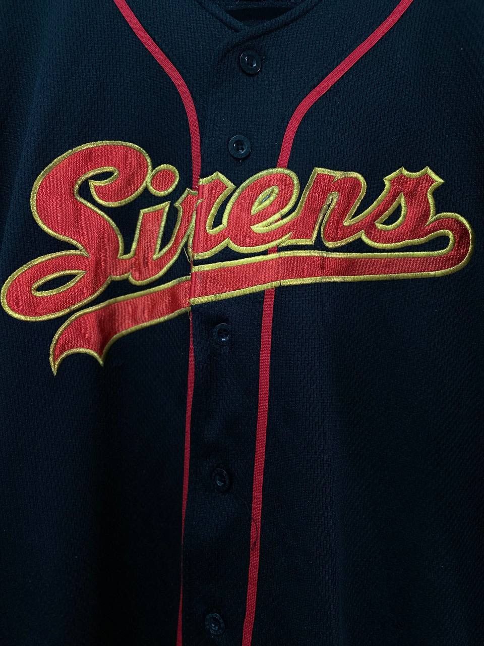 MLB Vintage Sirens japanese Baseball Jersey Size US L / EU 52-54 / 3 - 3 Thumbnail